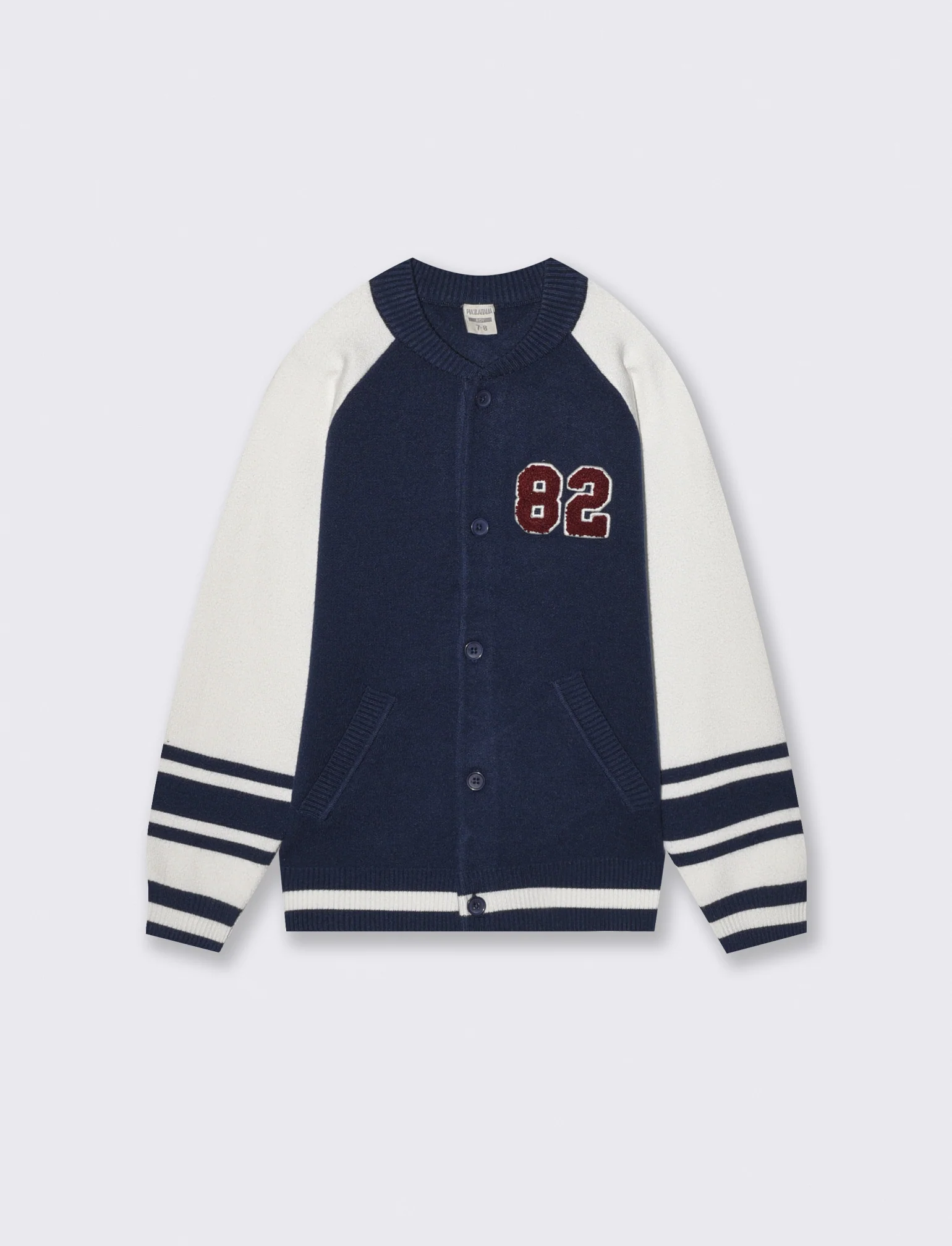 Maglione college con manica raglan - Blu