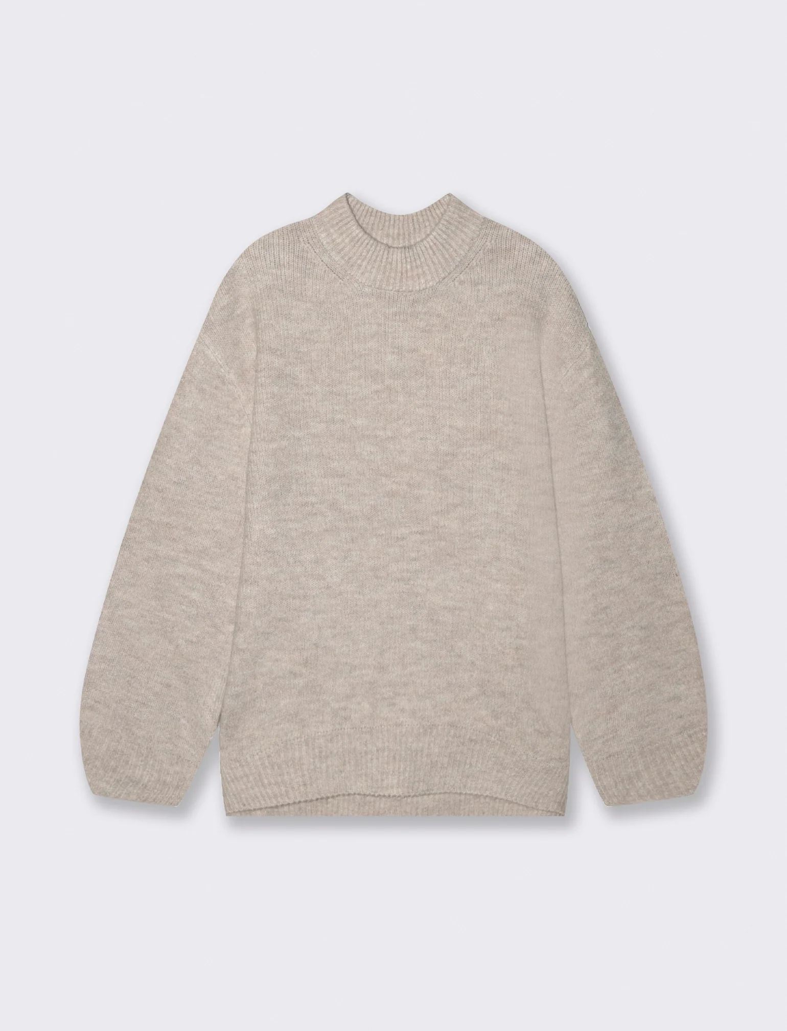 MAXIPULLOVER - Beige grano
