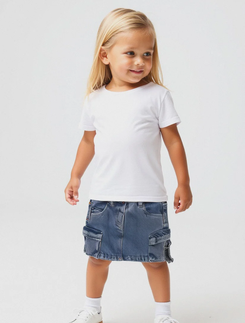 Minigonna in denim - Denim