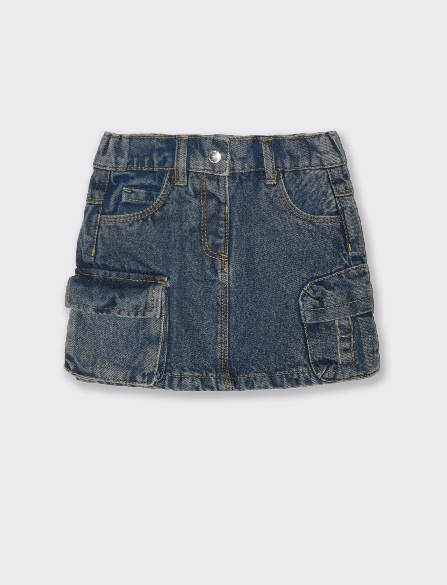 Minigonna in denim - Denim - Image 2