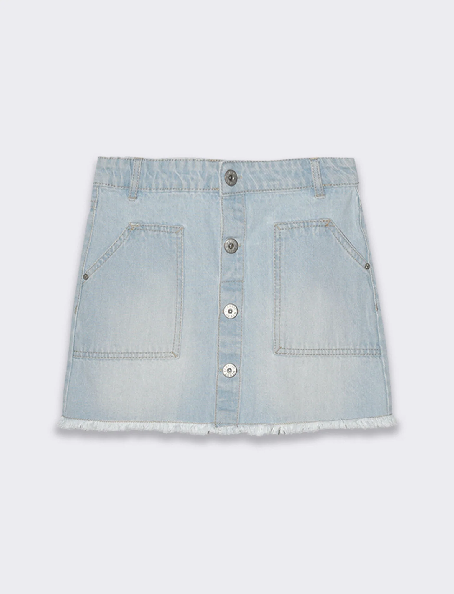 Minigonna in jeans da bambina - Denim chiaro