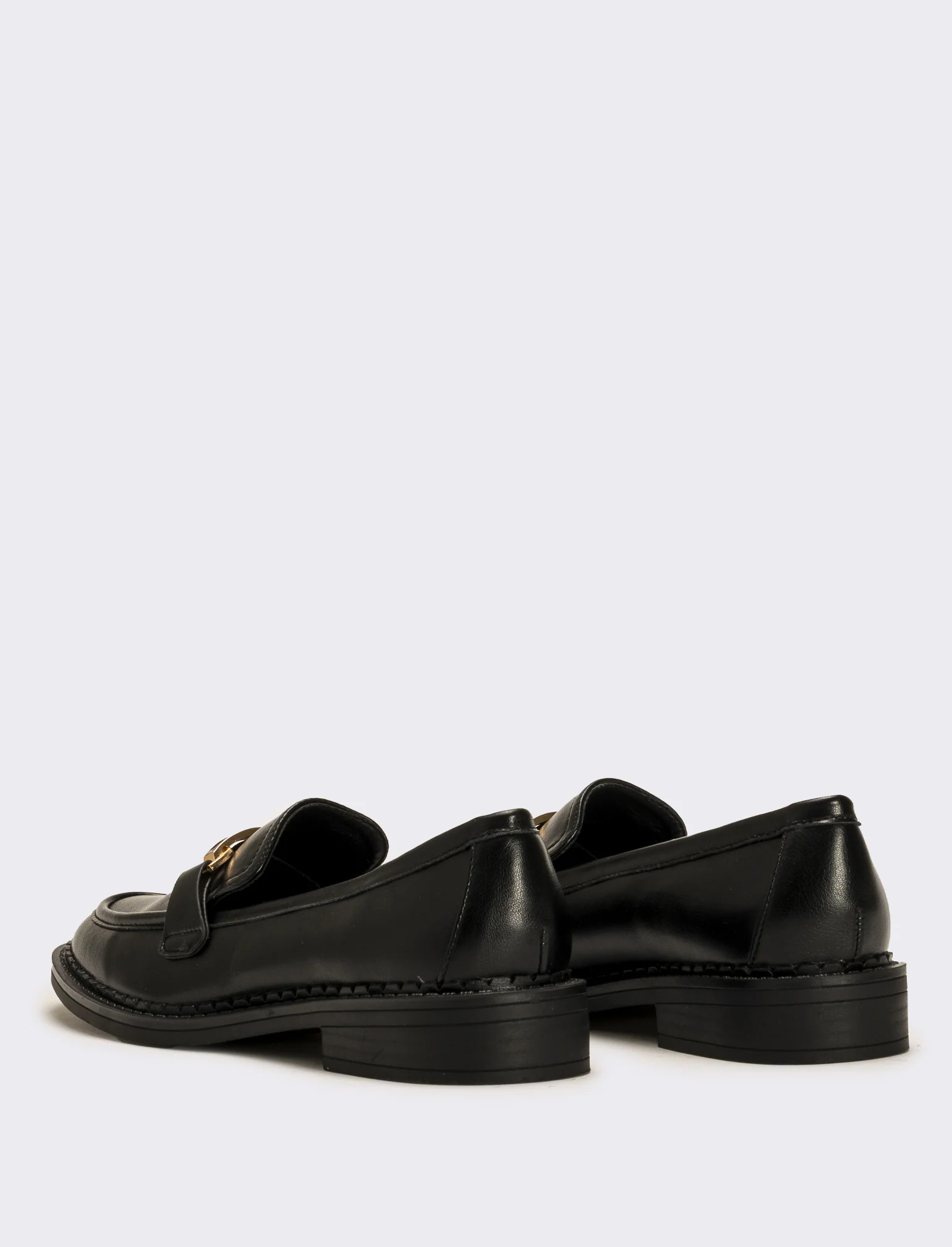 Mocassino con morsetto da donna - Nero - Image 2