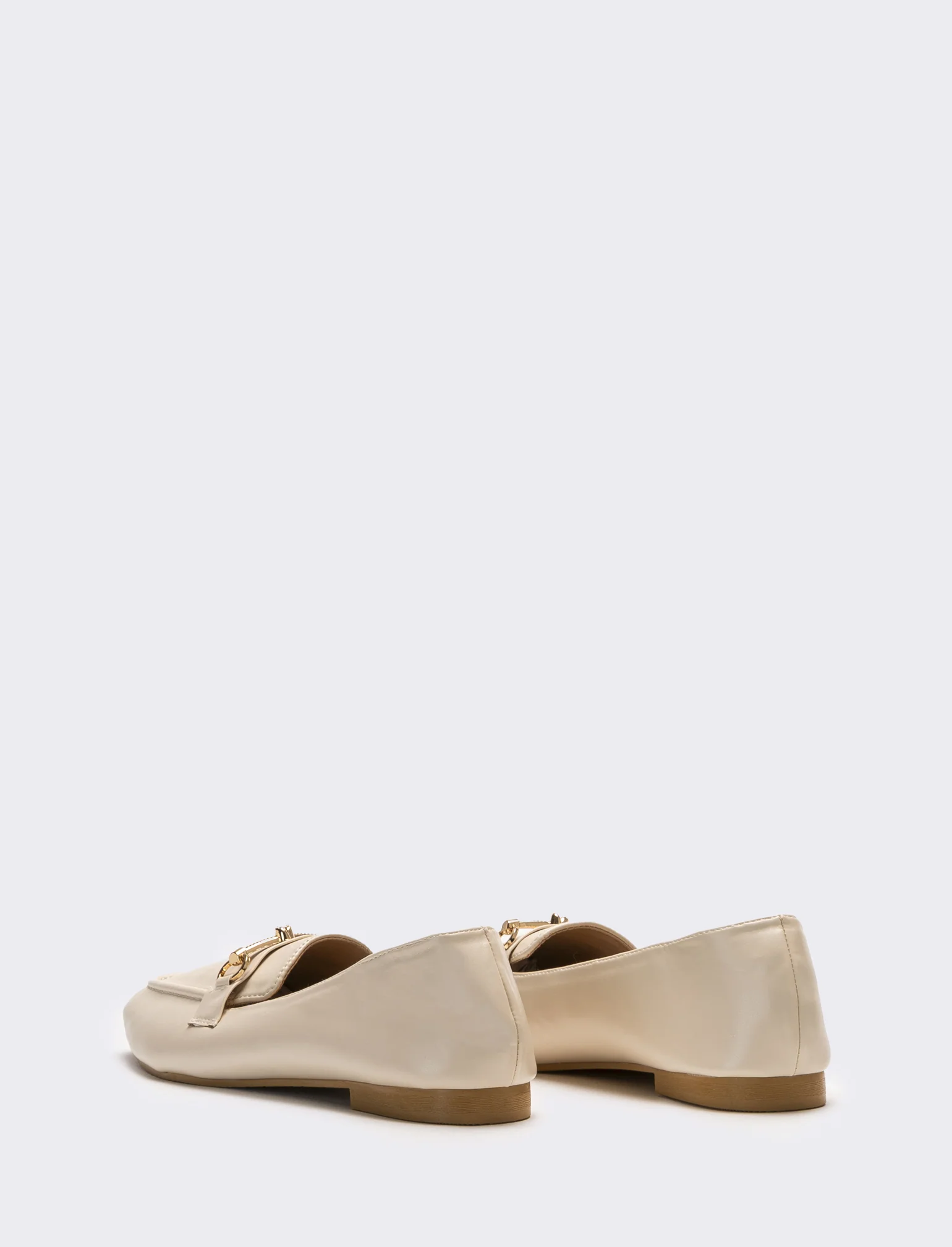 Mocassino da donna con morsetto - Beige - Image 3