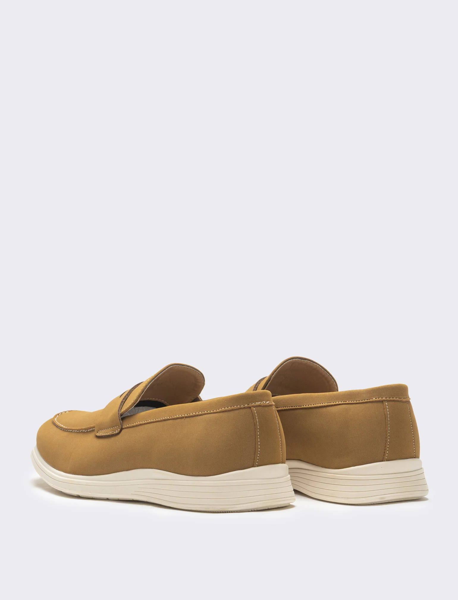 Mocassino da uomo scamosciato - Beige - Image 3