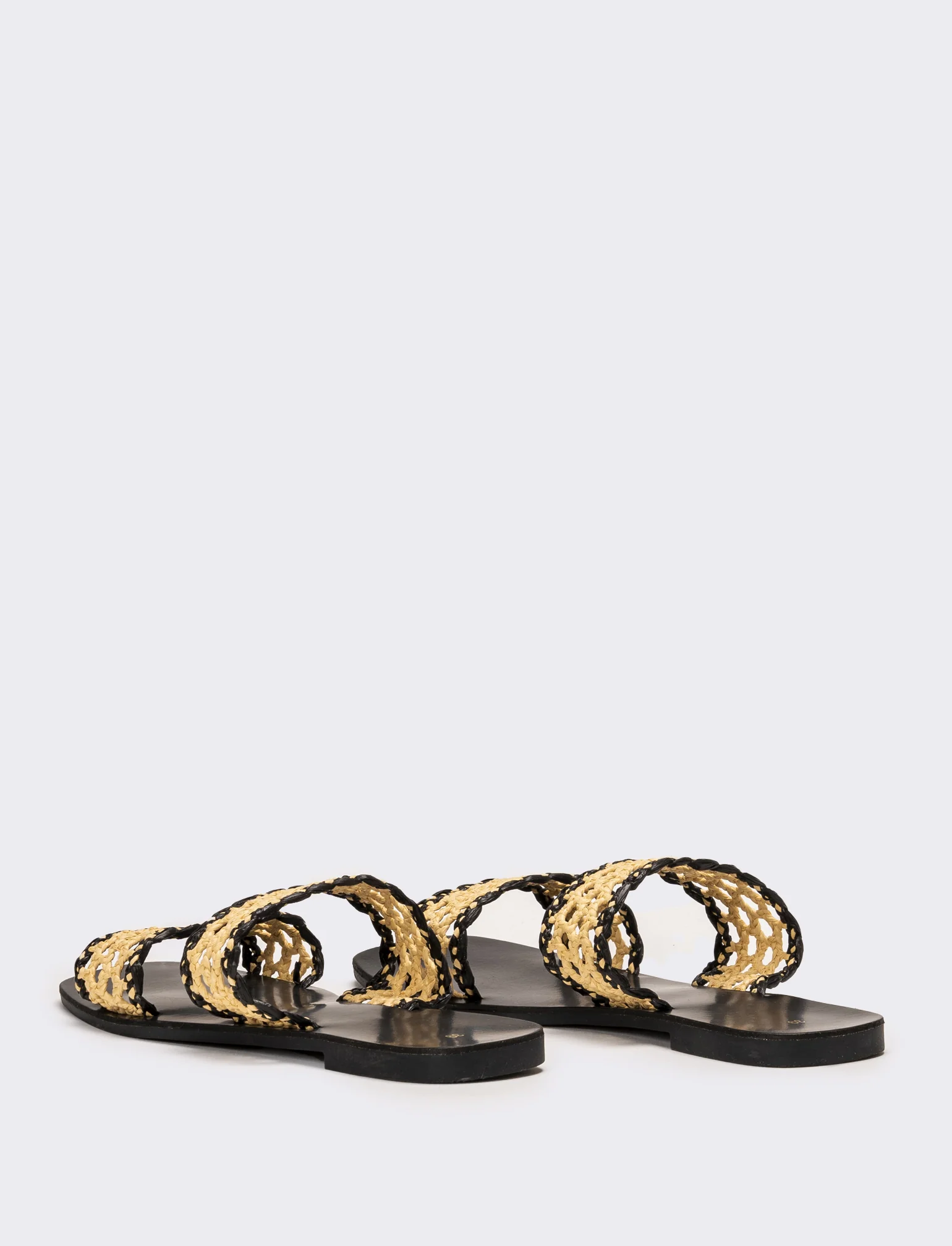 Mule da donna traforata - Nero - Image 3