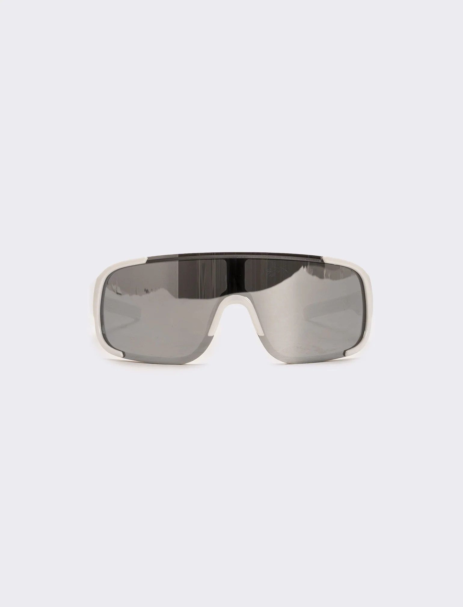 Occhiali a maschera con lente a specchio - Bianco