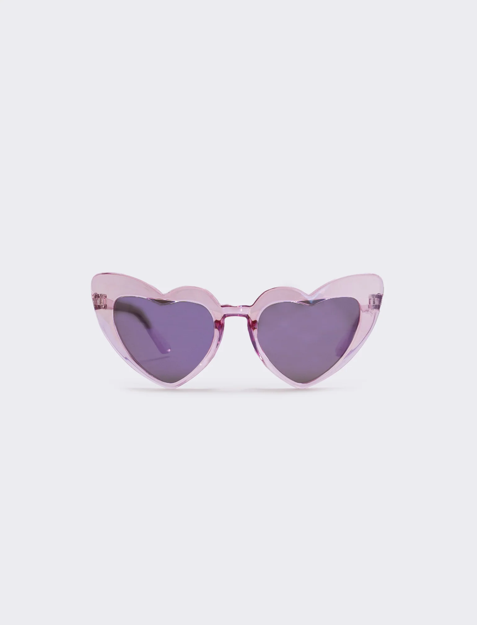Occhiali bambina con cuori - Lilla