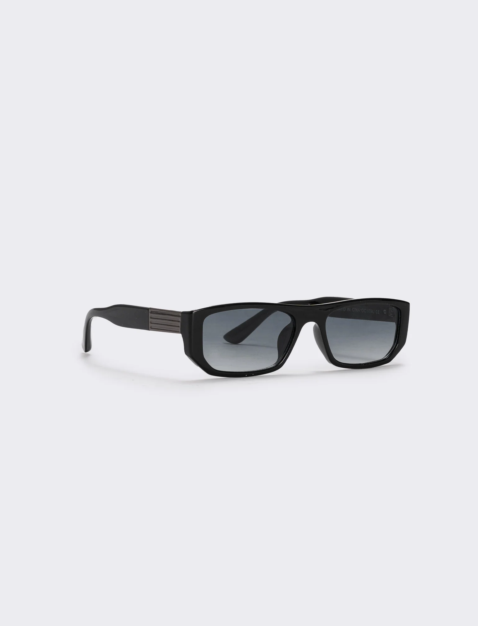 Occhiali da sole squadrati eleganti - Grigio - Image 2