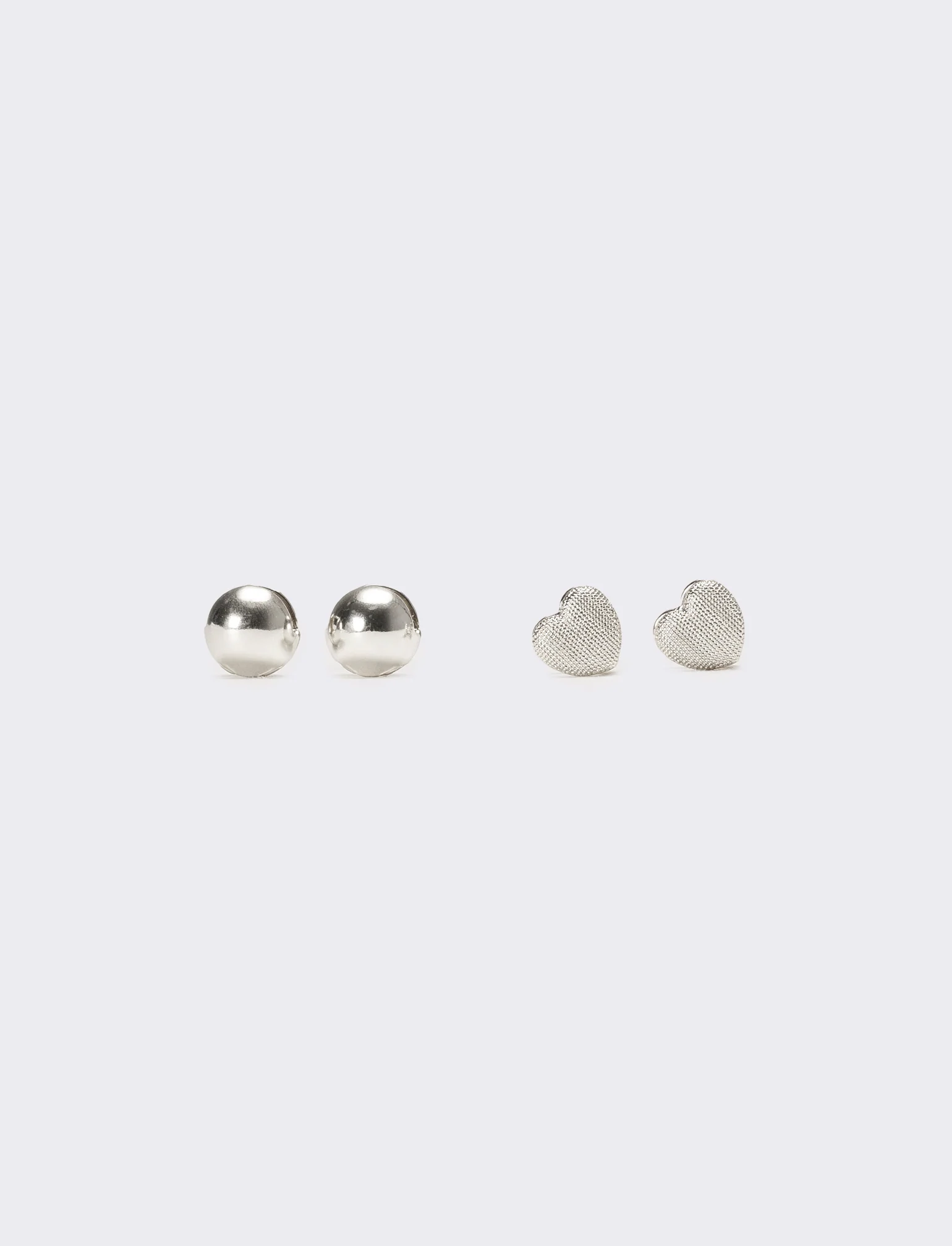 Orecchini donna card 2 paia - Argento