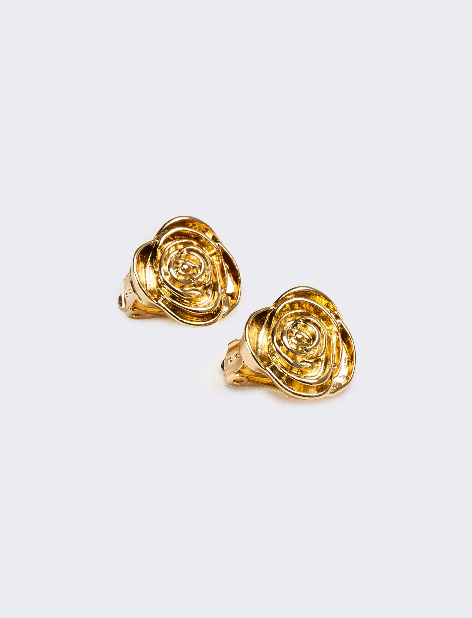 Orecchini donna fiore - Oro - Image 2