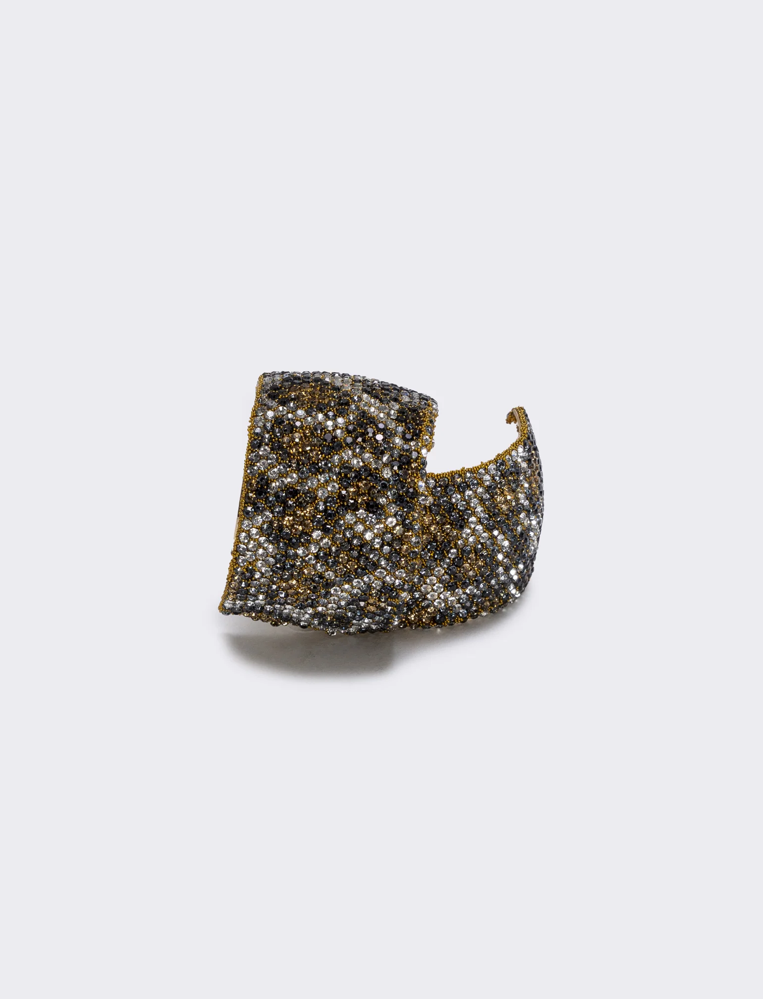 Orecchini leopardati con strass eleganti - Moro - Image 3