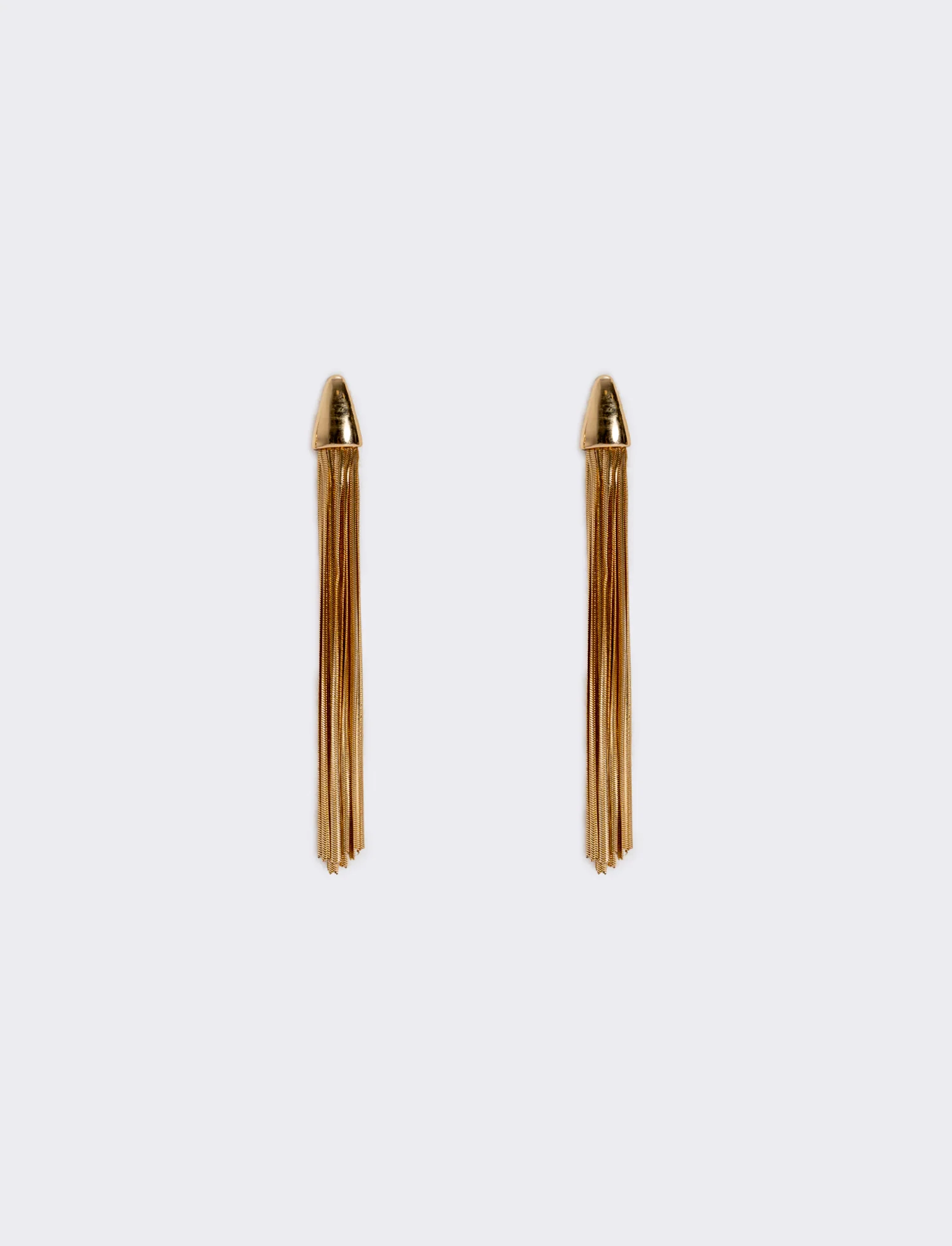 Orecchini lunghi con fili eleganti - Oro