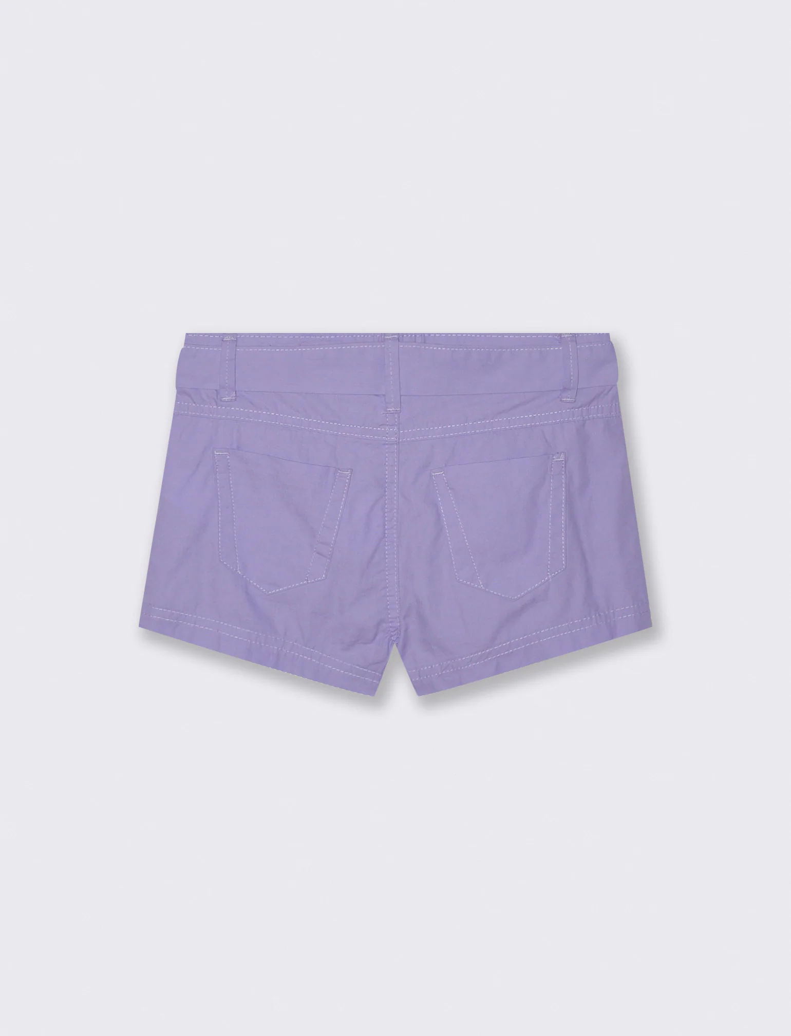 Pantaloncino cinque tasche da bambina - Lilla - Image 2