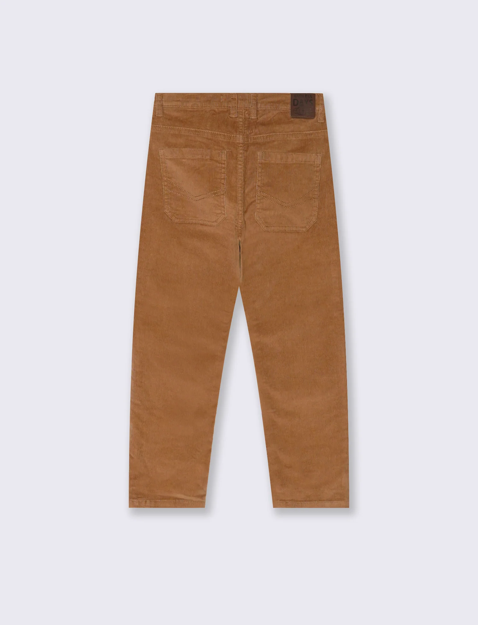 Pantalone 5 tasche in velluto a coste. - Beige - Image 2