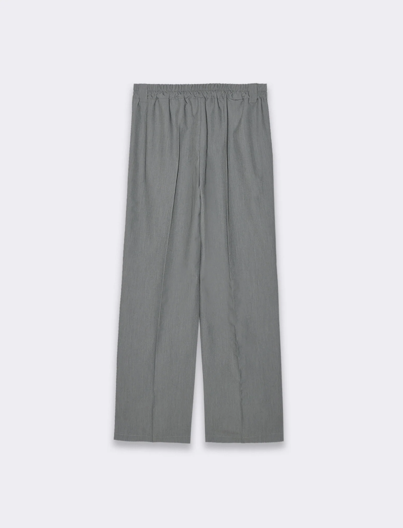 Pantalone a palazzo confort fit da donna - Grigio chiaro mel. - Image 2
