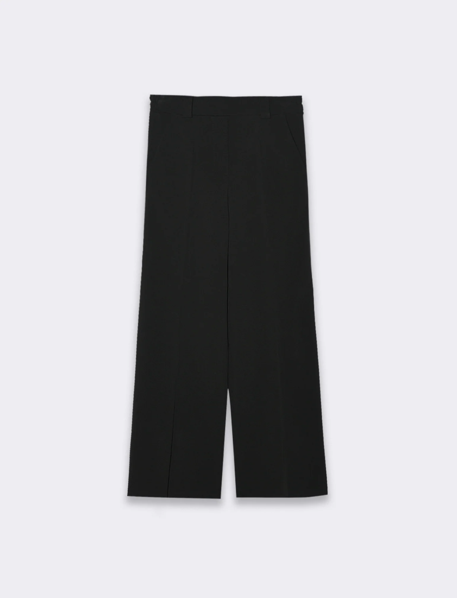 Pantalone a palazzo confort fit da donna - Nero - Image 4
