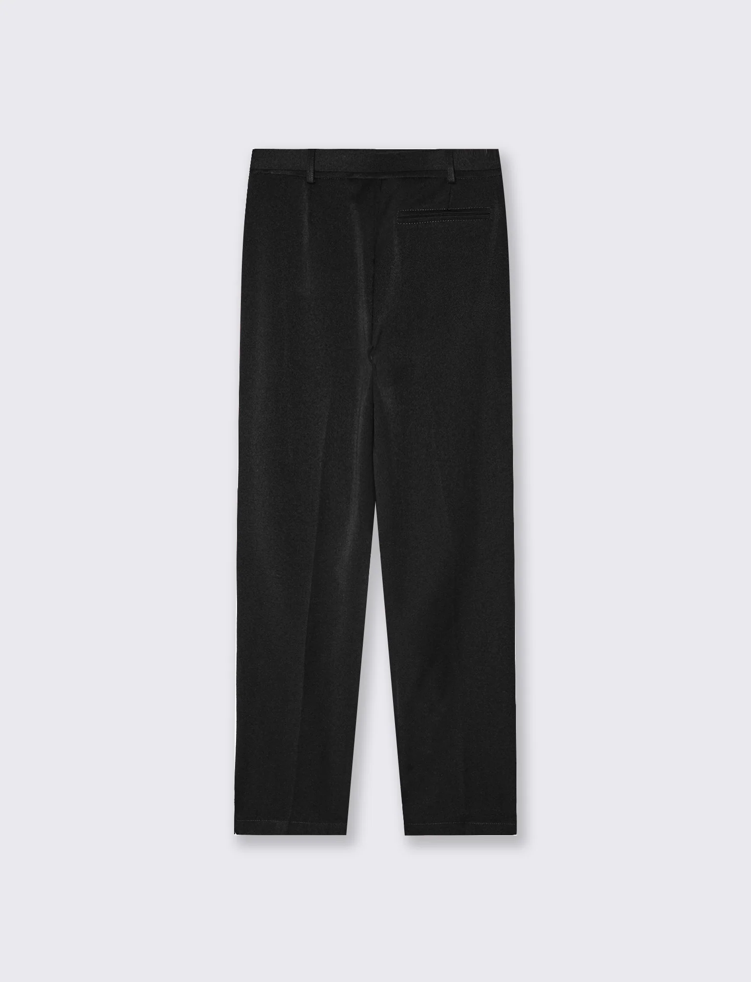 Pantalone a zampa con cintura - Nero - Image 2