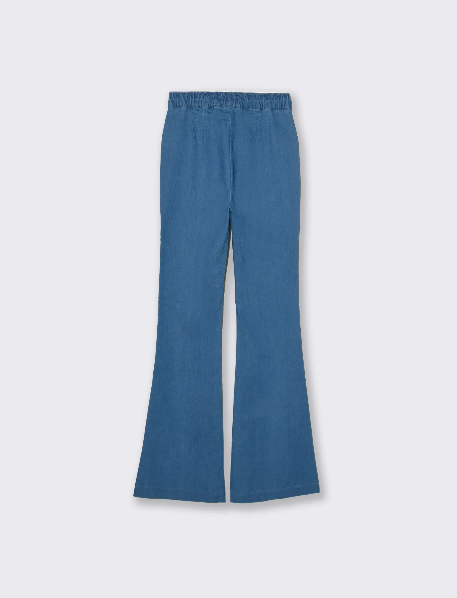 Pantalone a zampa da donna - Denim - Image 5