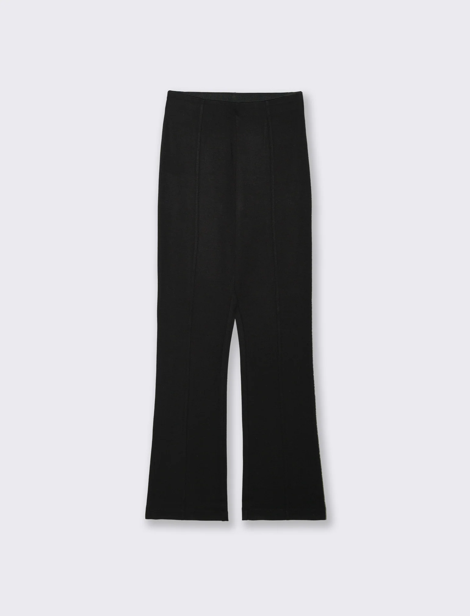 Pantalone Basico con Banda Elastica - Nero