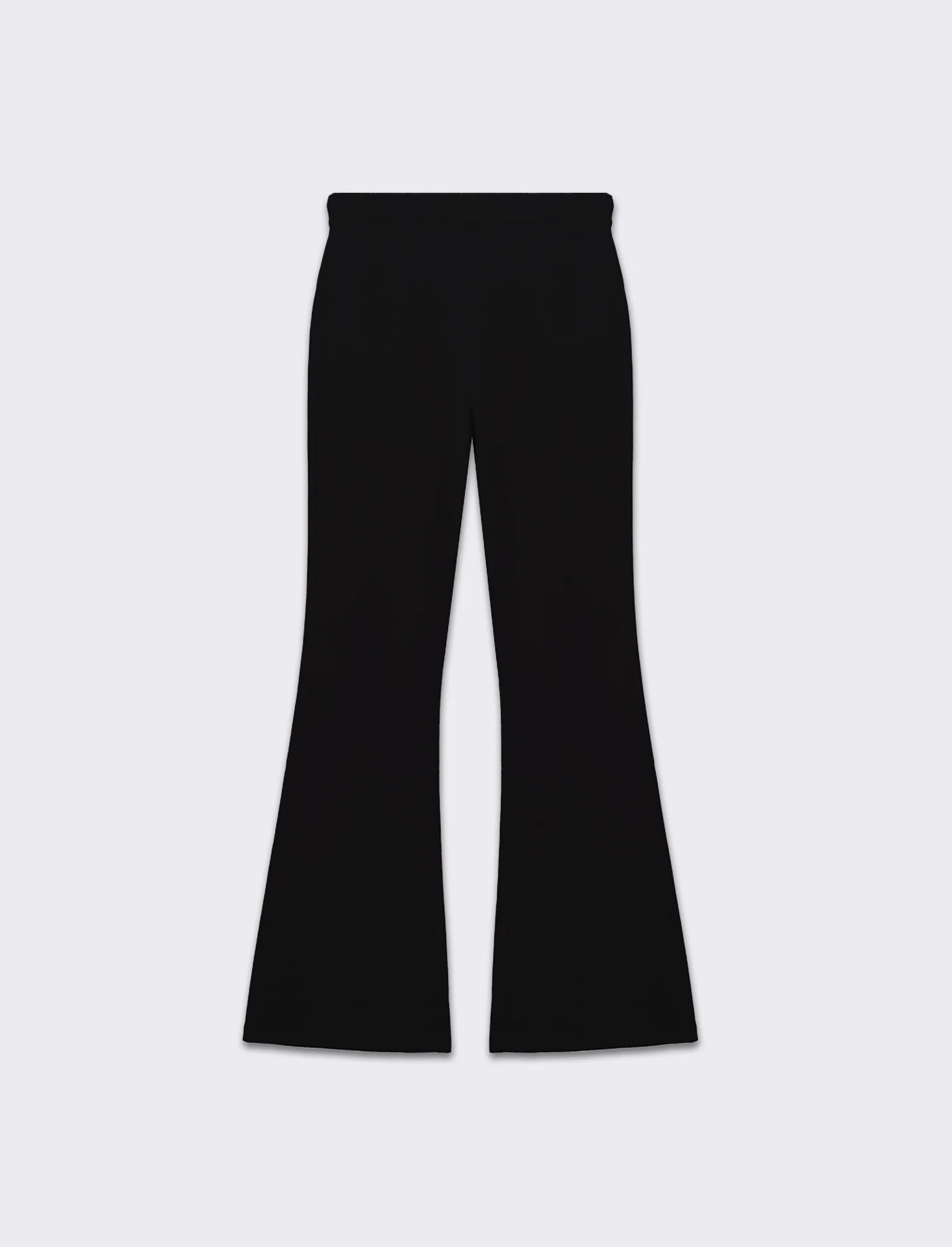 Pantalone basico flare da donna - Nero - Image 2