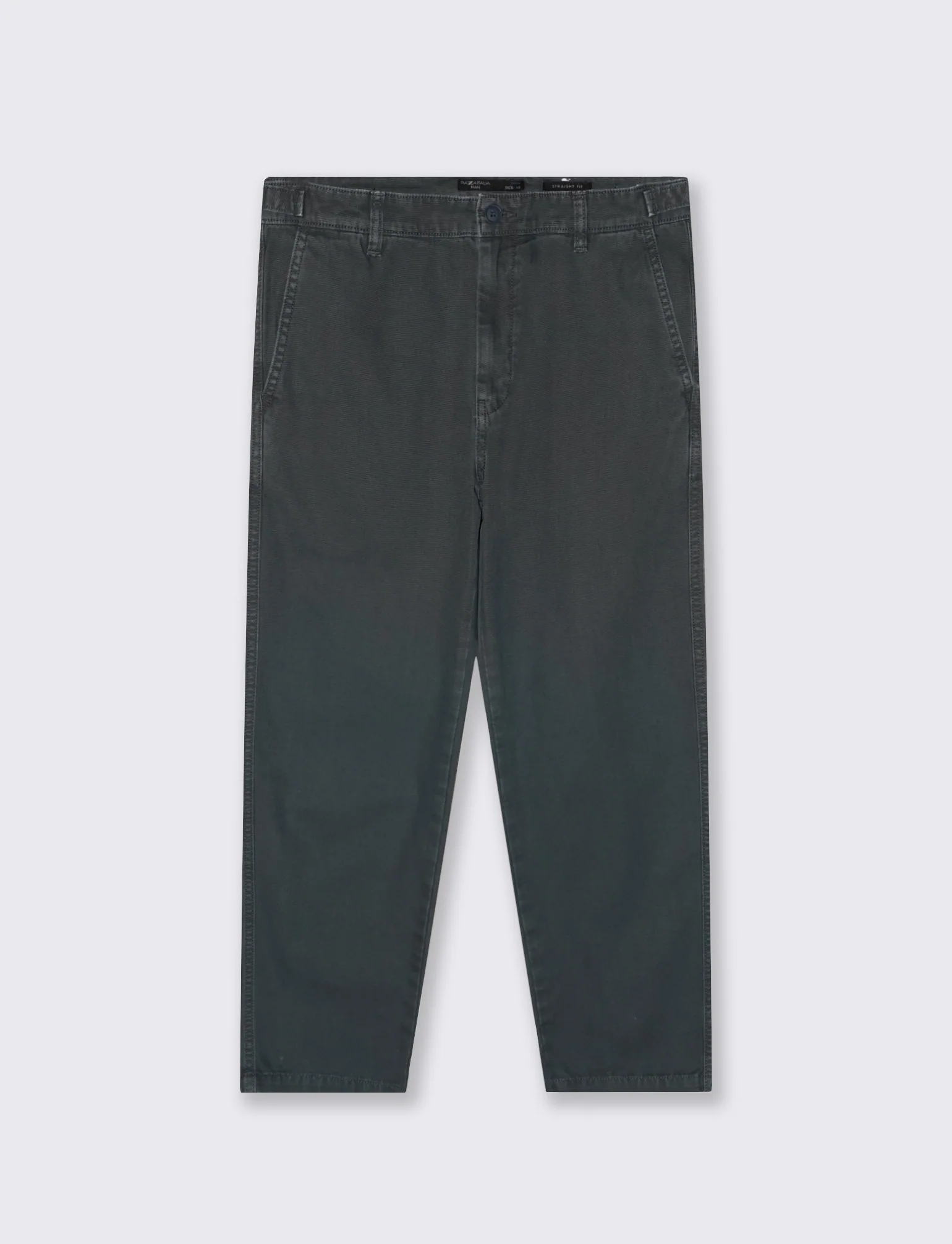 Pantalone Canvas Straight Fit Effetto Slavato - Avion