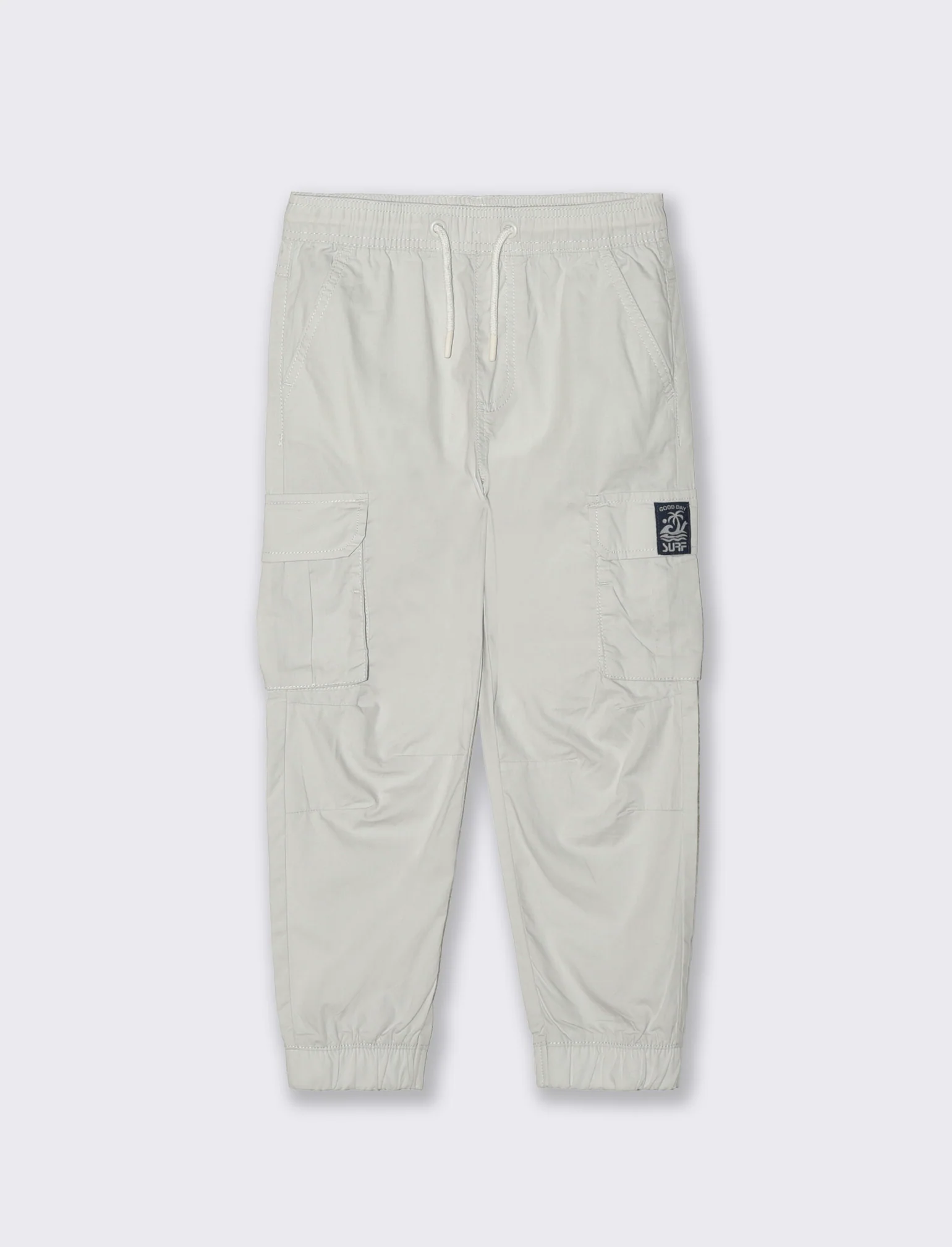 Pantalone cargo in cotone morbido e comodo - Grigio ghiaccio