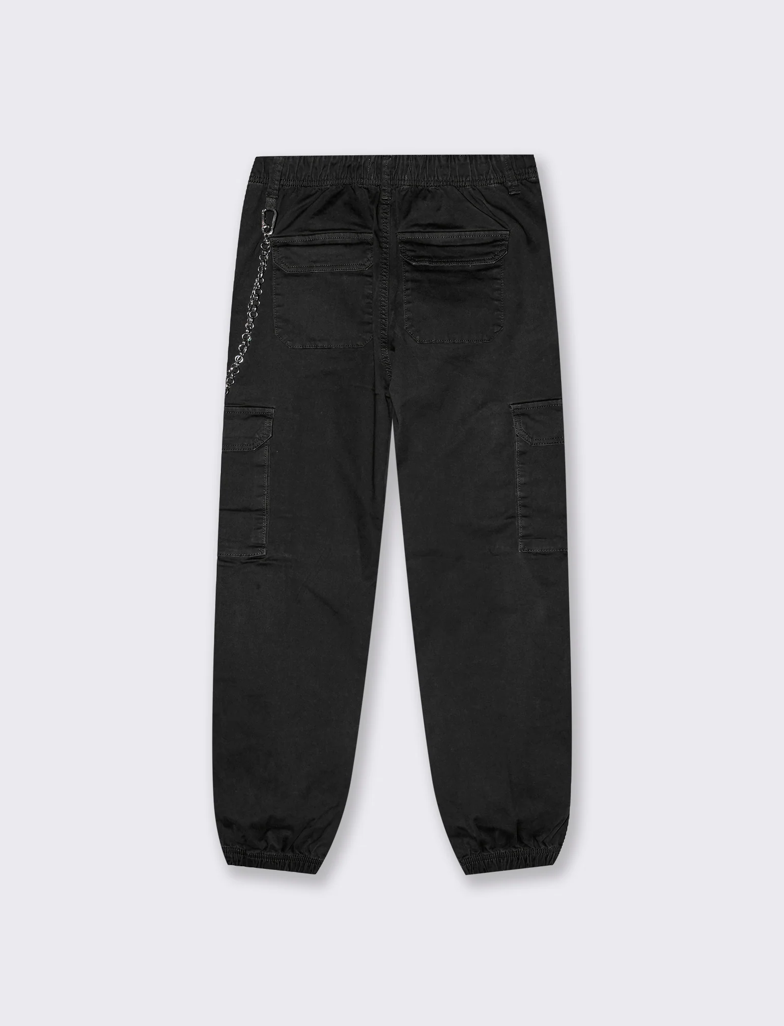 PANTALONE CARGO - Nero - Image 2