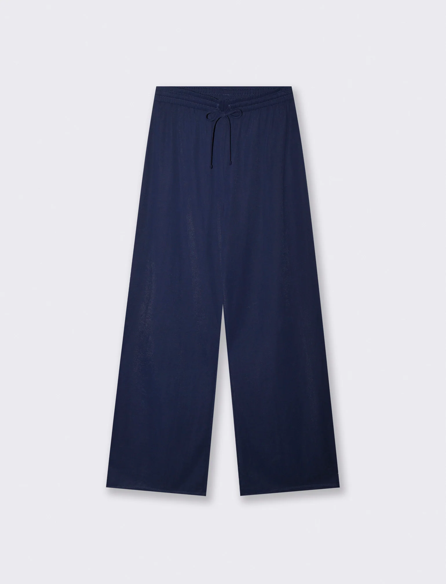 Pantalone Cavallo Basso con Elastico - Blu