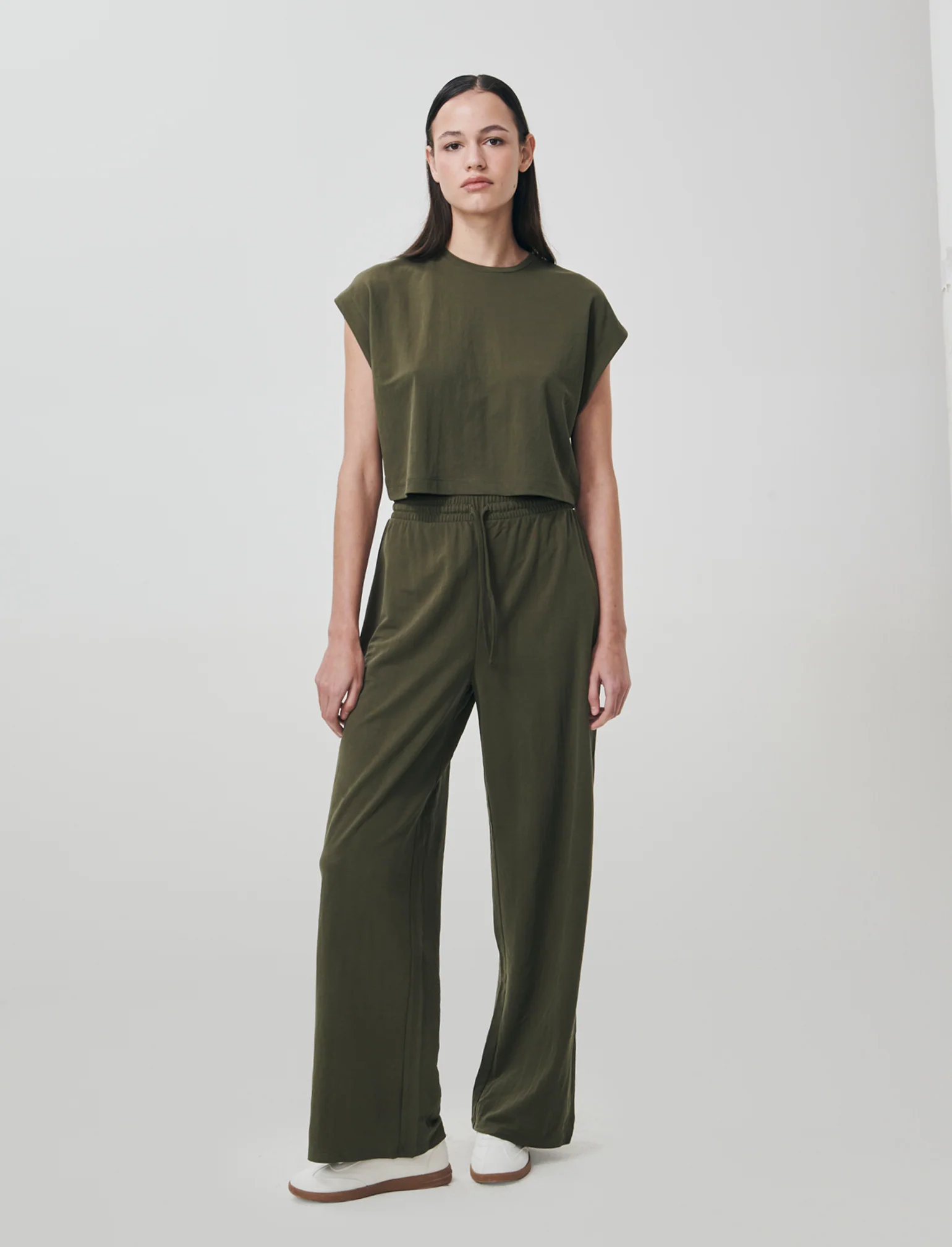 Pantalone Cavallo Basso con Elastico - Kaky 1 - Image 3