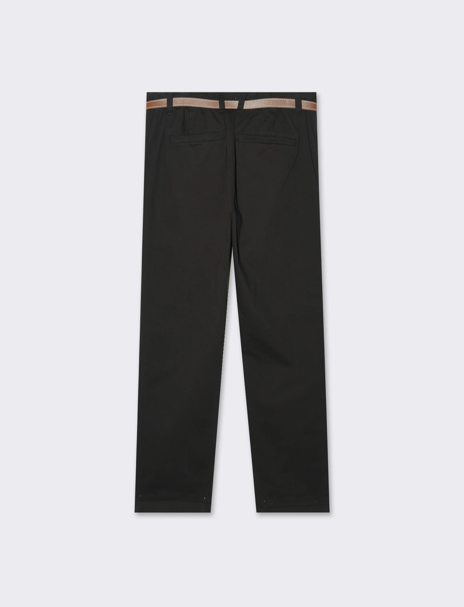 Pantalone chino con cintura da donna - Nero - Image 2