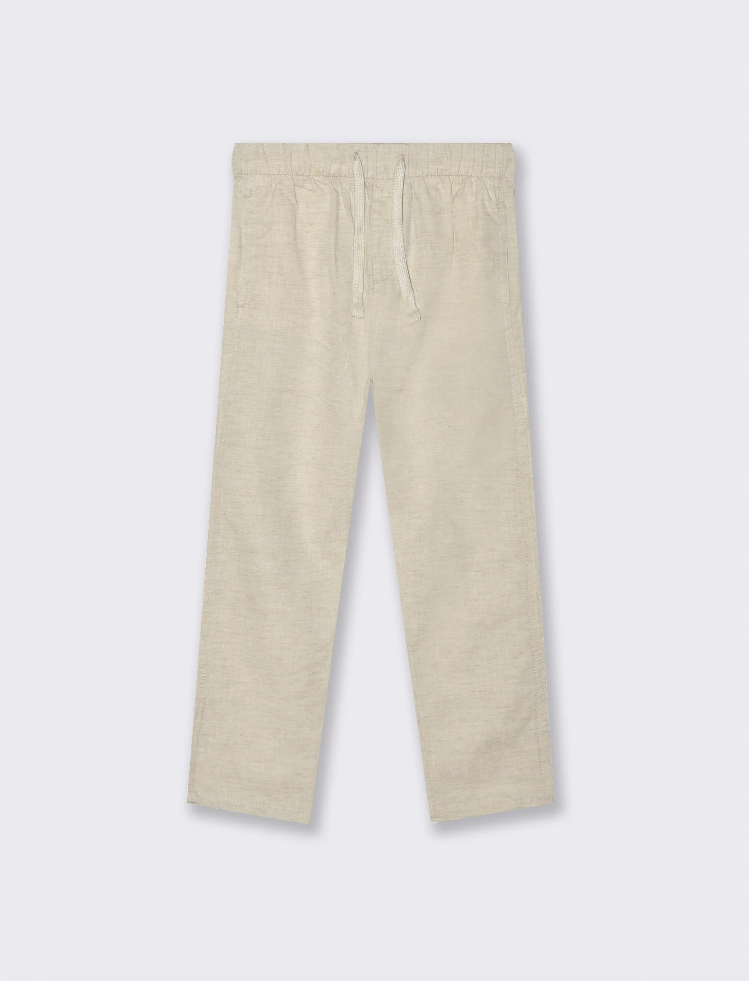 Pantalone chino in misto lino versatile - Sabbia - Image 4