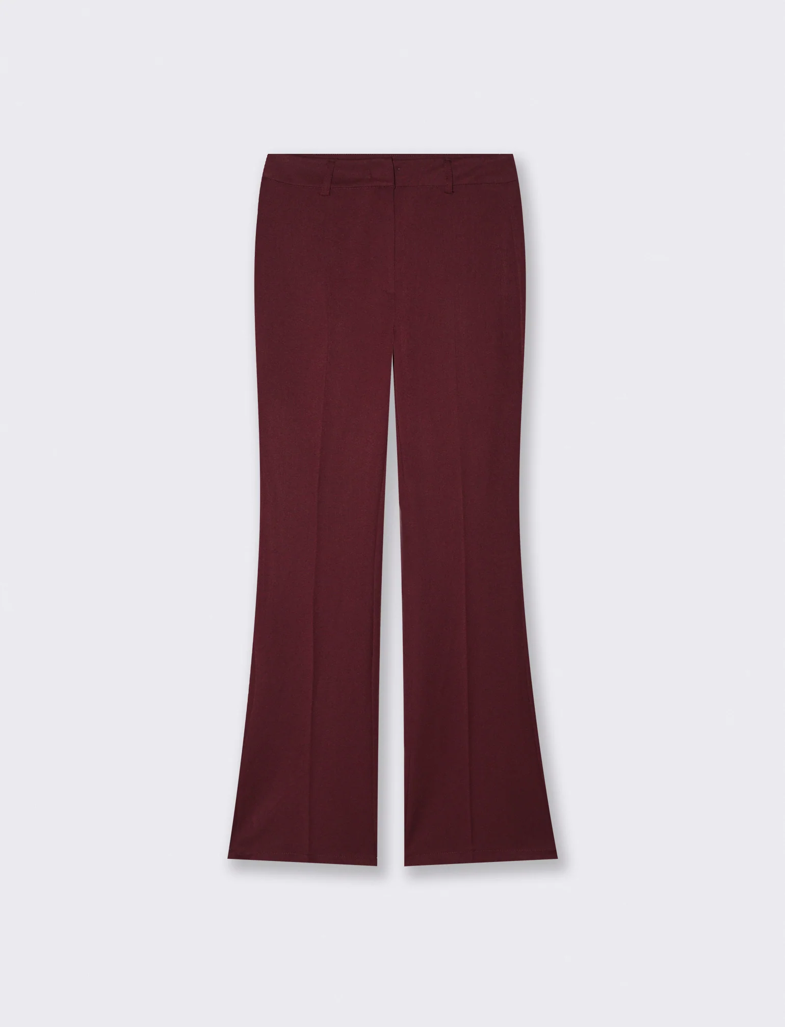Pantalone chiusura uomo con gamba a zampa - Bordeaux