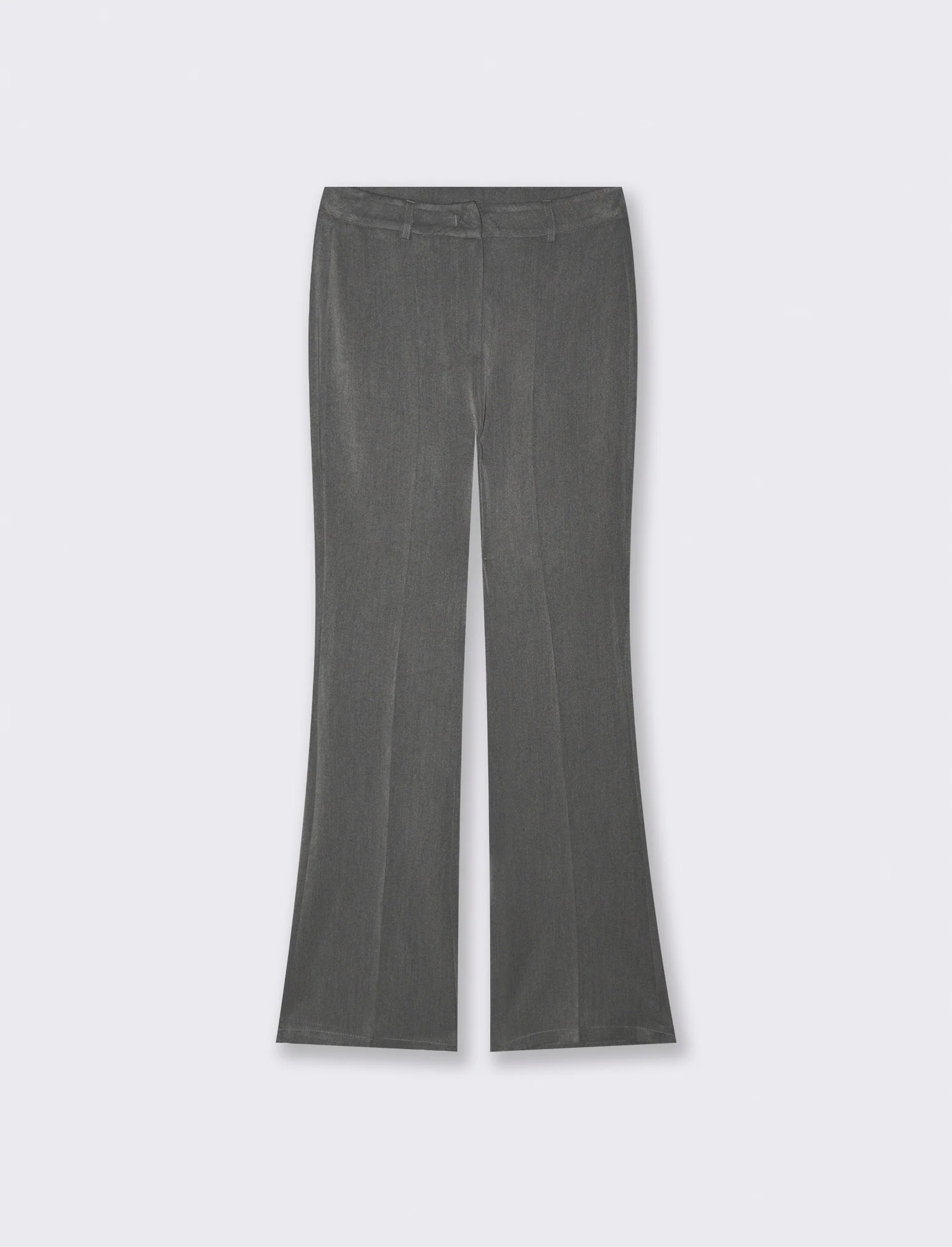 Pantalone chiusura uomo con gamba a zampa - Grigio