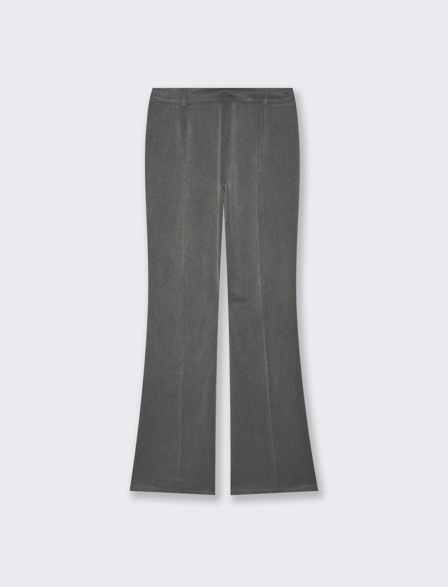 Pantalone chiusura uomo con gamba a zampa - Grigio - Image 2