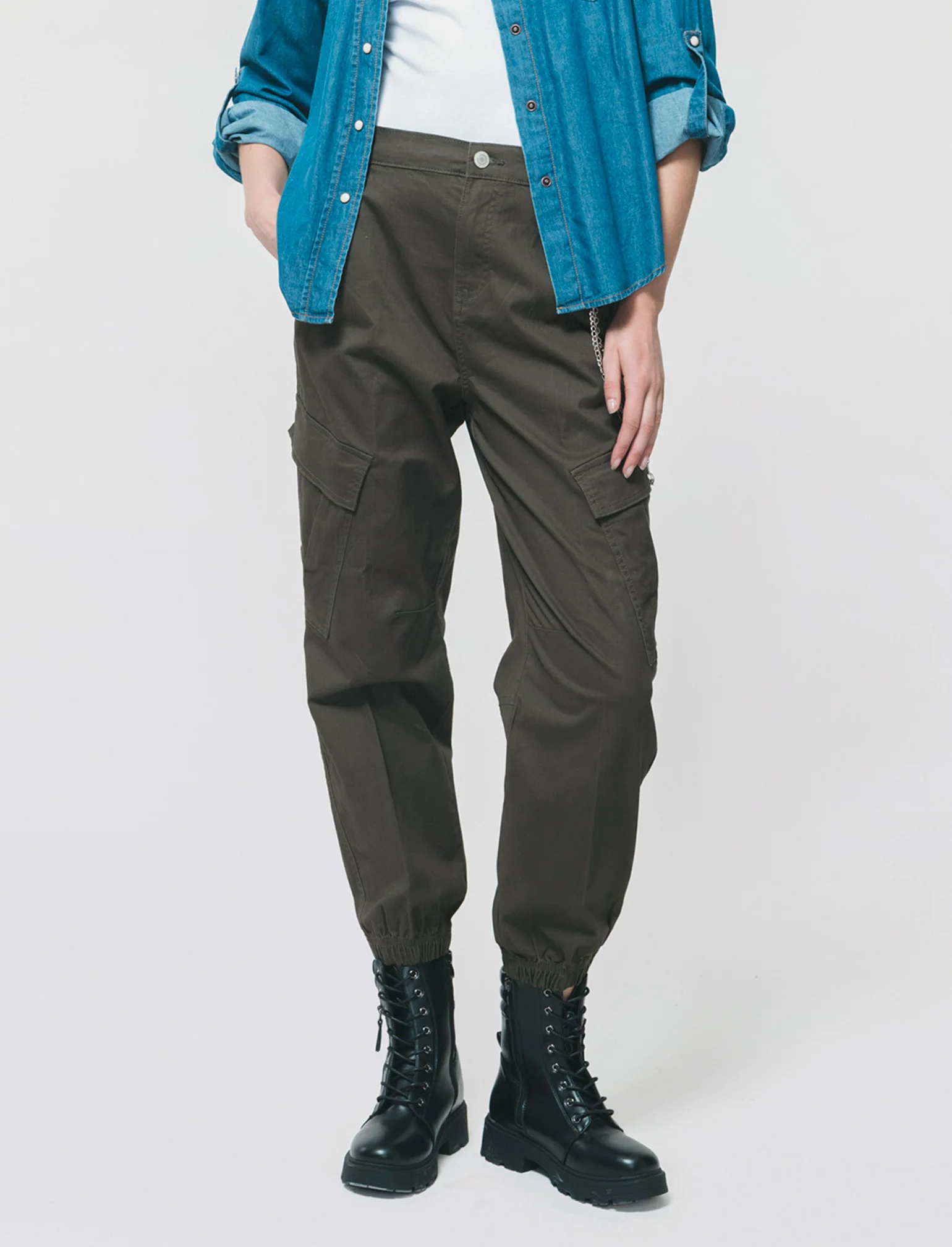 Pantalone con Catena e Elastico - Ve.milit. - Image 4