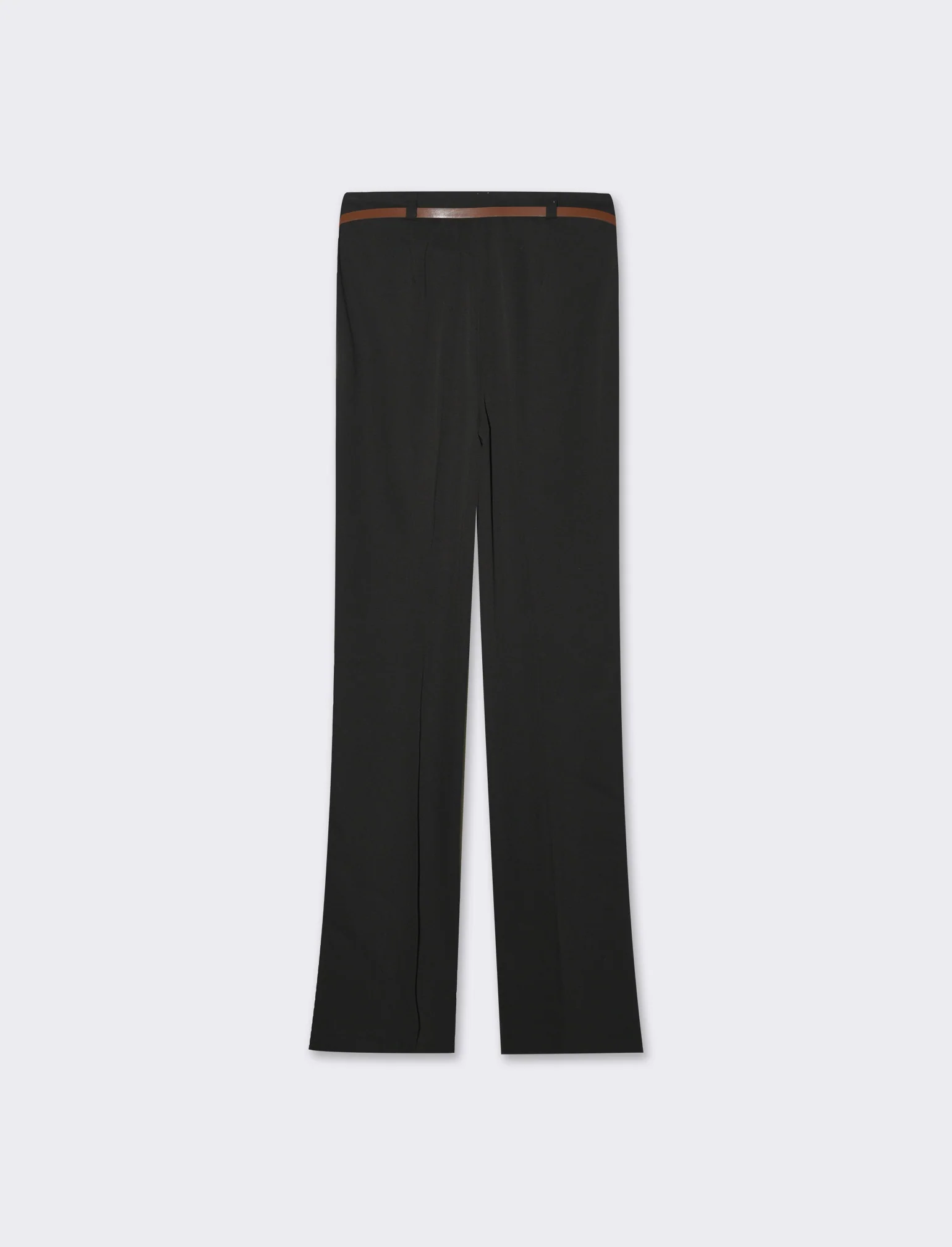Pantalone con cintura da donna - Nero - Image 2