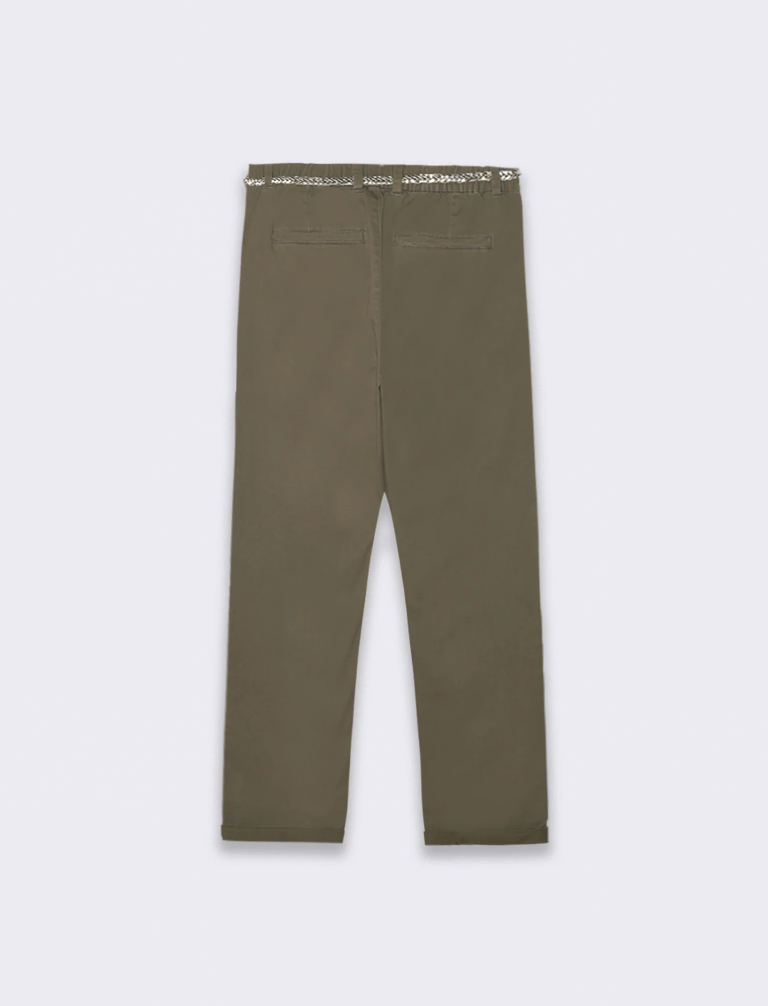 Pantalone con cintura da donna - Verde salvia - Image 2