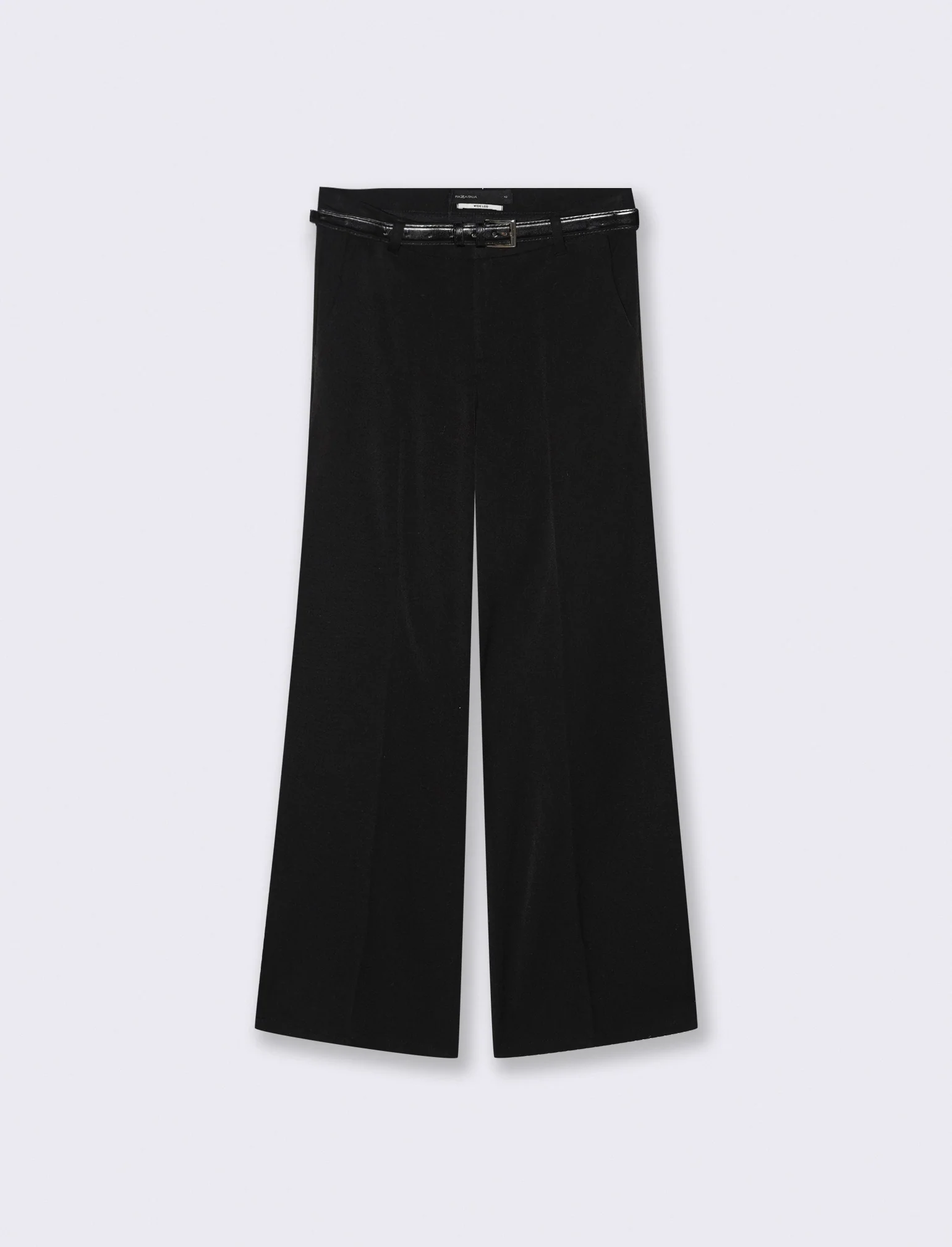 PANTALONE CON CINTURA - Nero