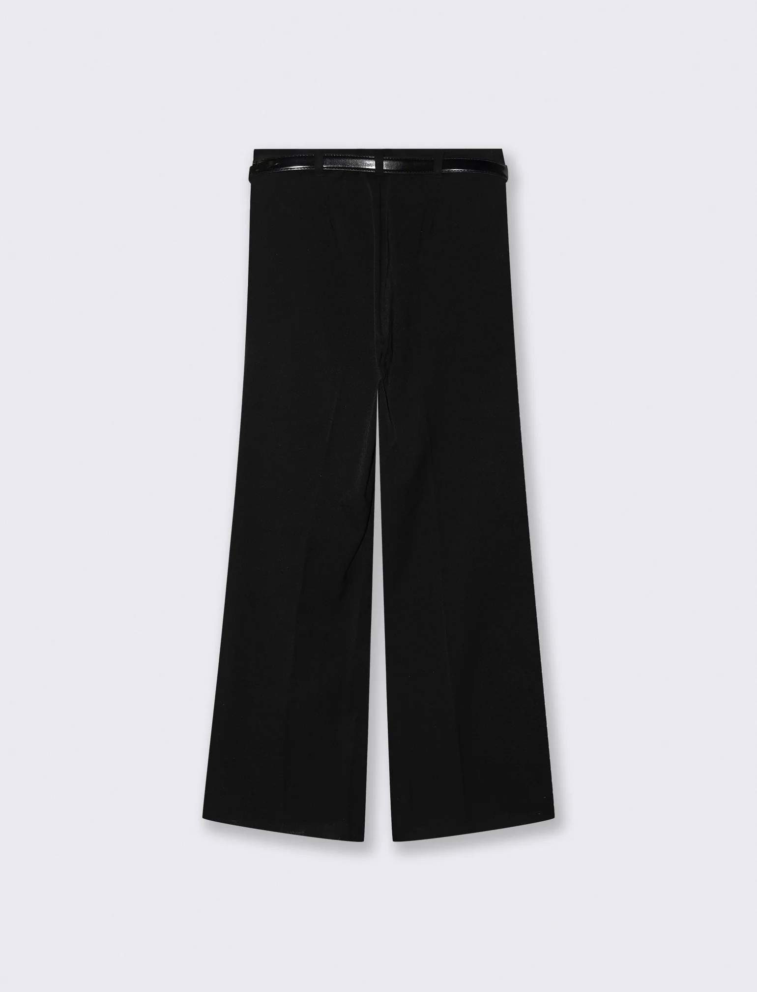 PANTALONE CON CINTURA - Nero - Image 2