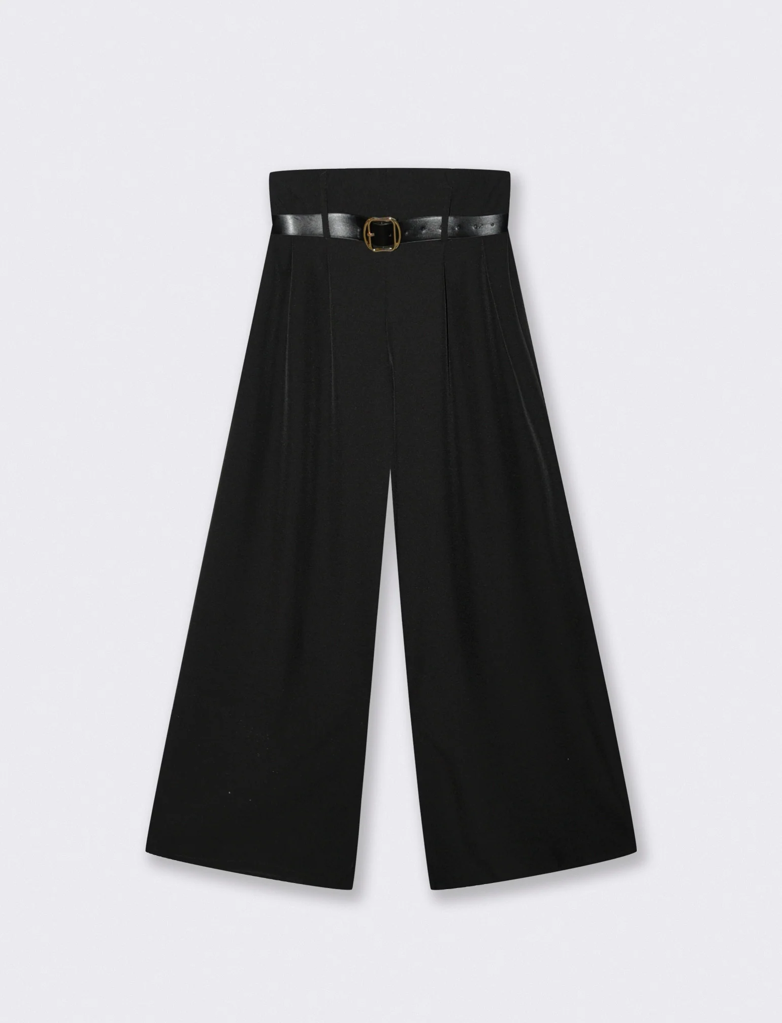 PANTALONE CON CINTURA - Nero