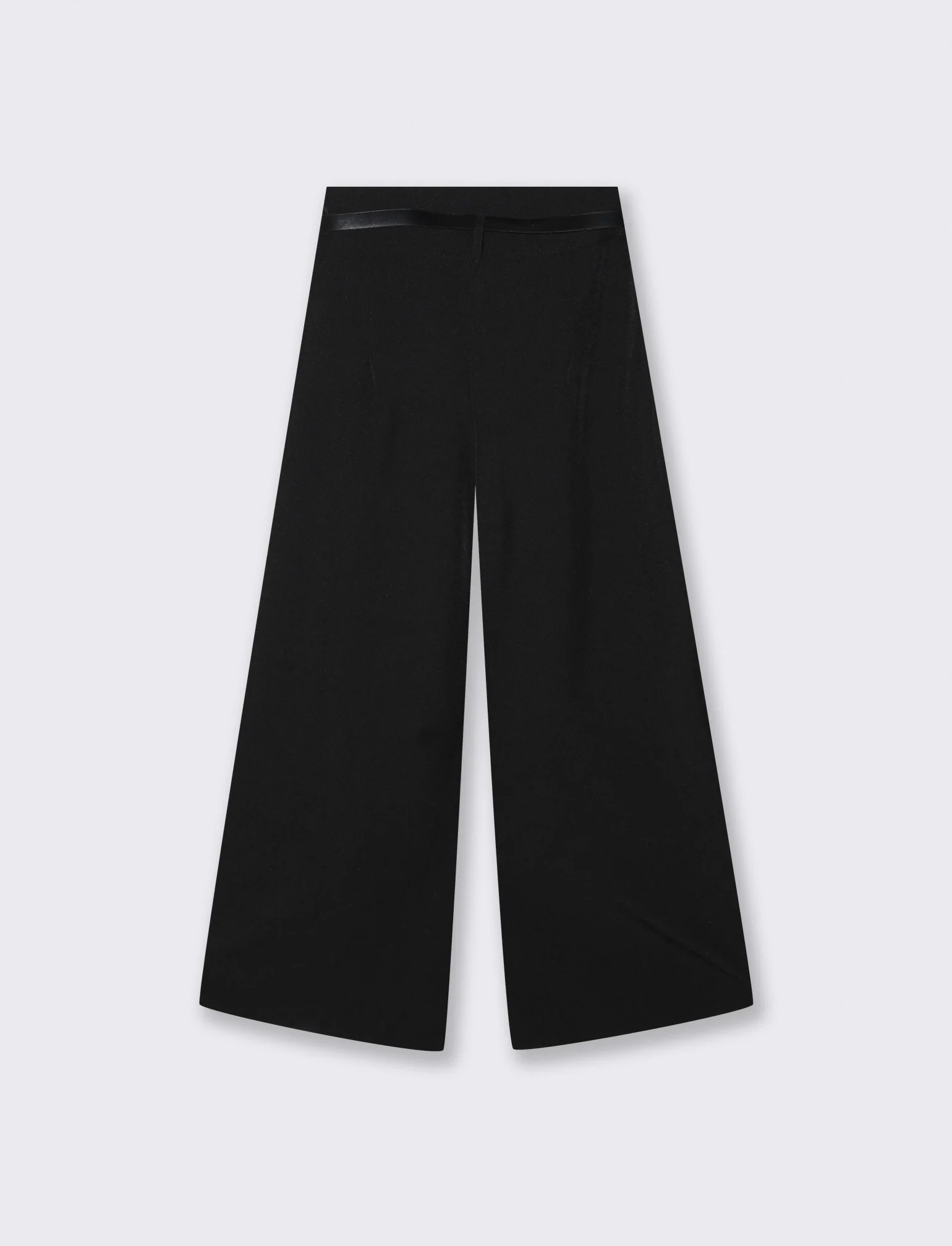 PANTALONE CON CINTURA - Nero - Image 4