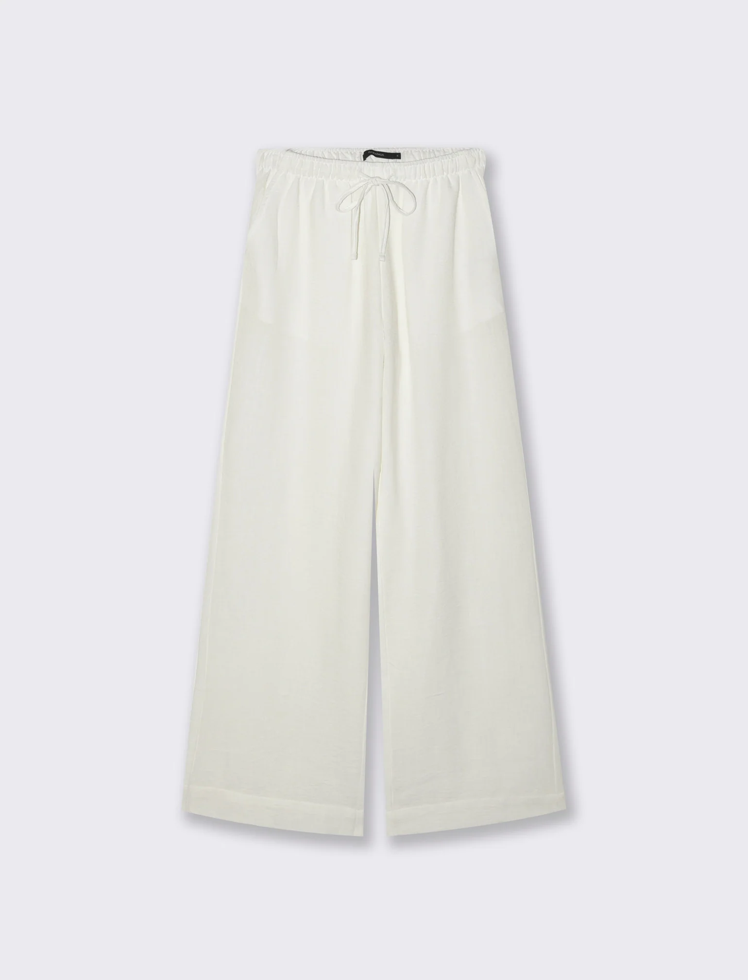 PANTALONE CON COULISSE - Bianco - Image 2