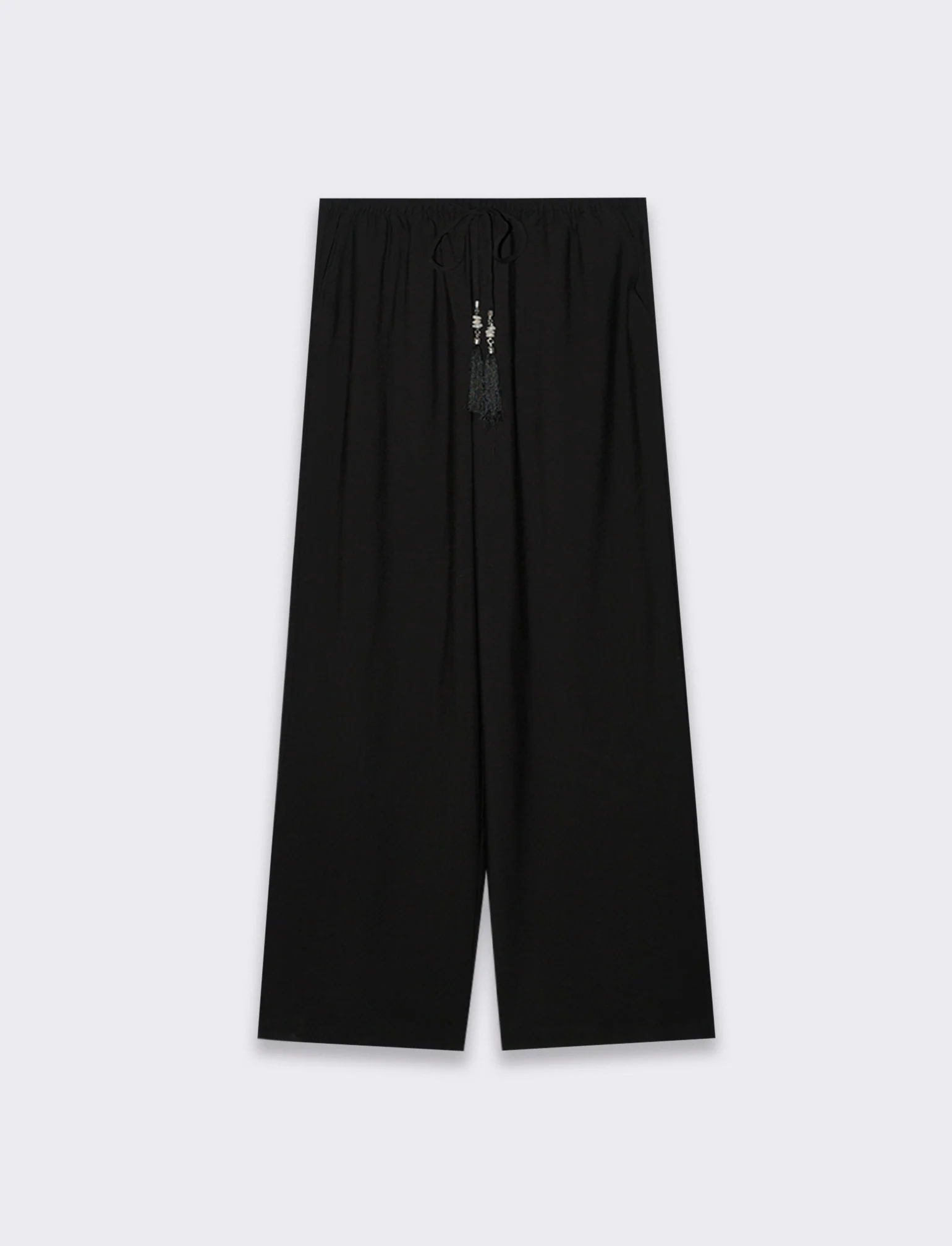 Pantalone con coulisse da donna - Nero - Image 4