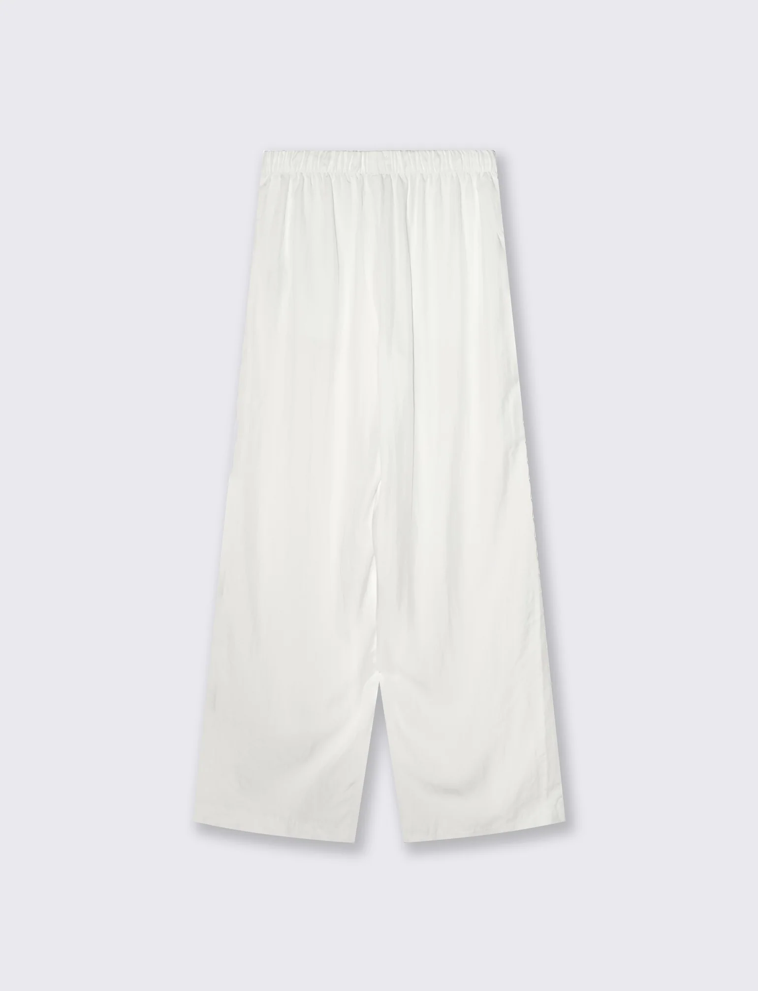 Pantalone con coulisse e tasche - Bianco - Image 4