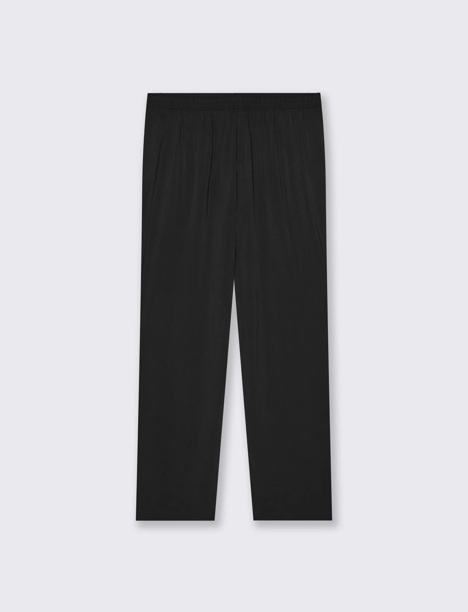 Pantalone con Coulisse ed Elastico - Nero - Image 2