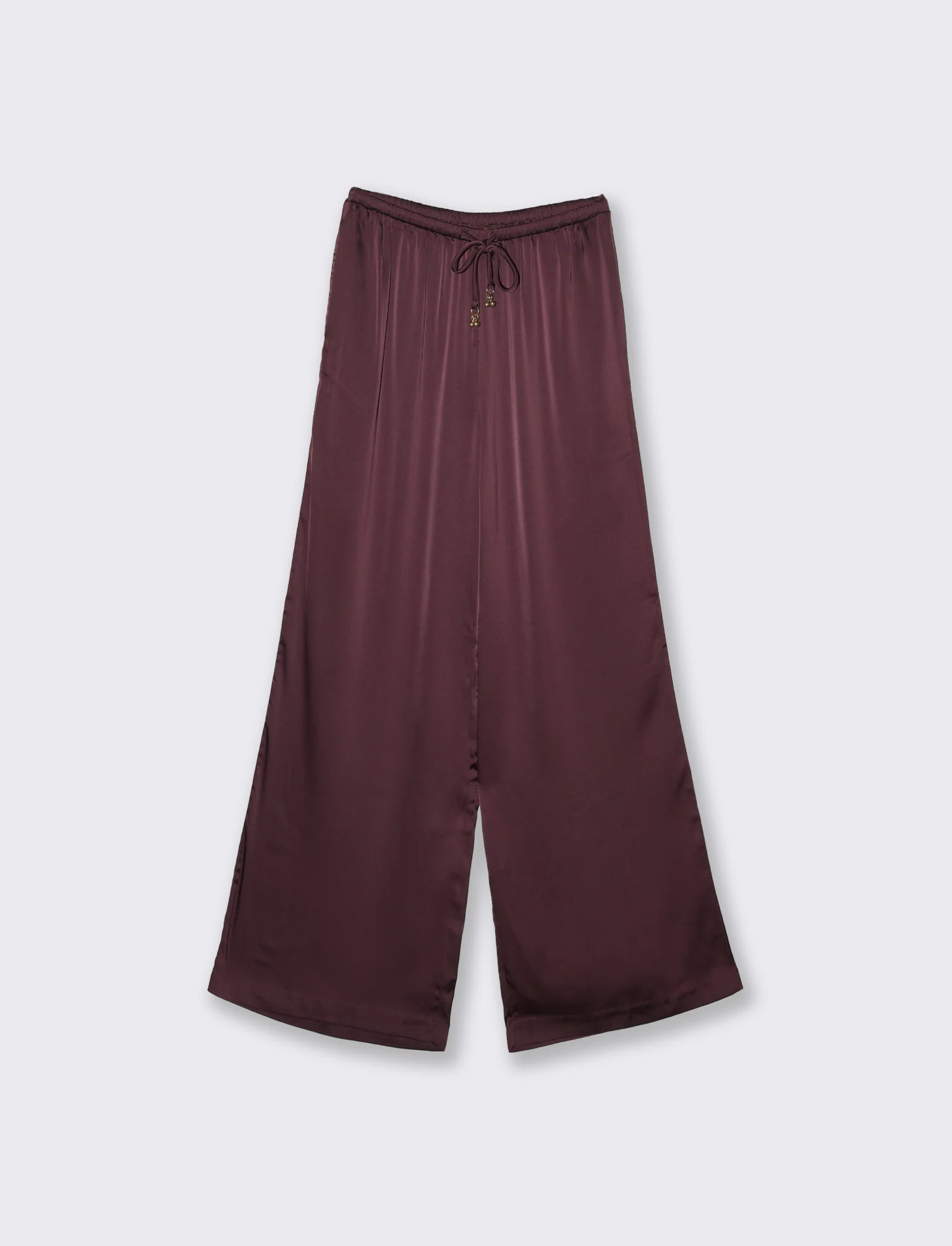 Pantalone con elastico e culisse da donna - Viola