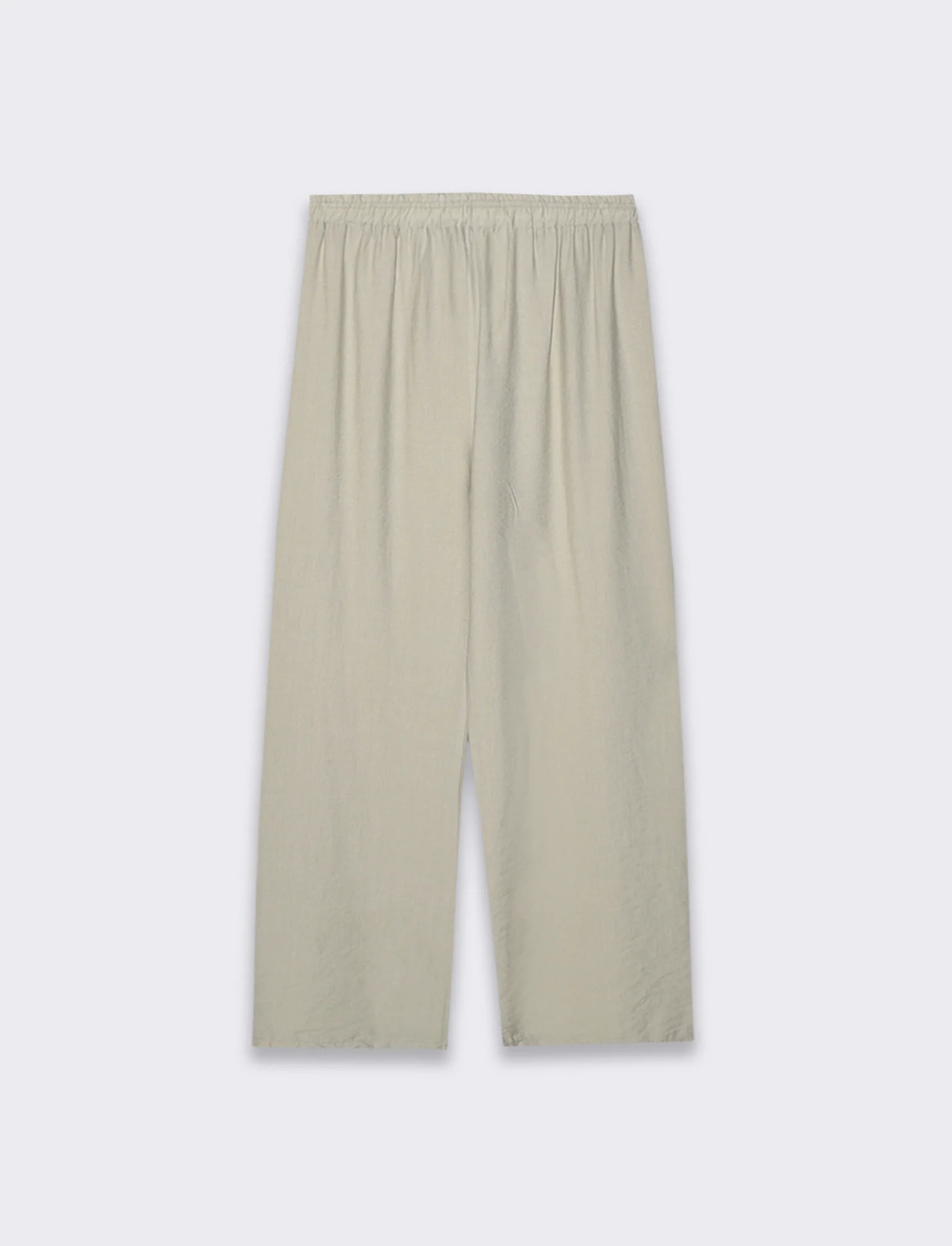 Pantalone con elastico e lacci in vita - Sabbia - Image 4