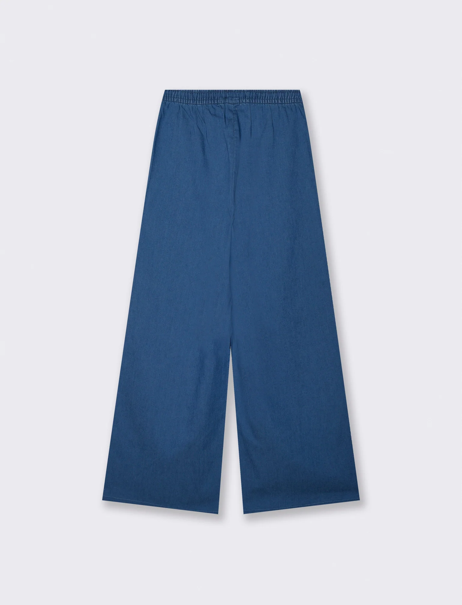 Pantalone con elastico in vita - Denim - Image 2