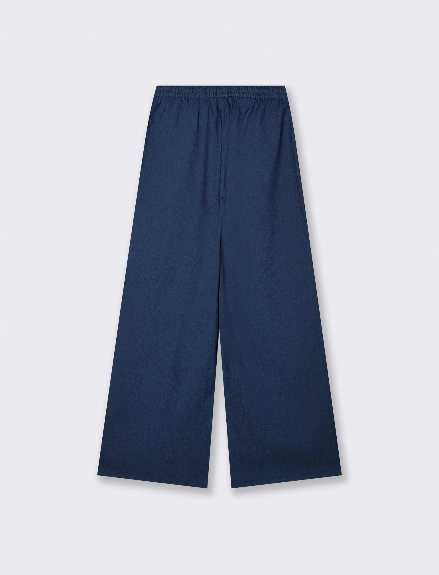 Pantalone con elastico in vita - DENIM SCURO - Image 2