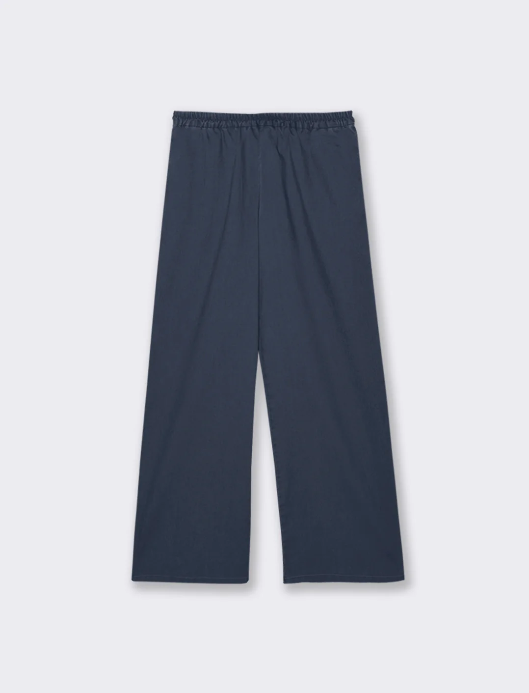 PANTALONE CON ELASTICO IN VITA - DENIM SCURO - Image 2